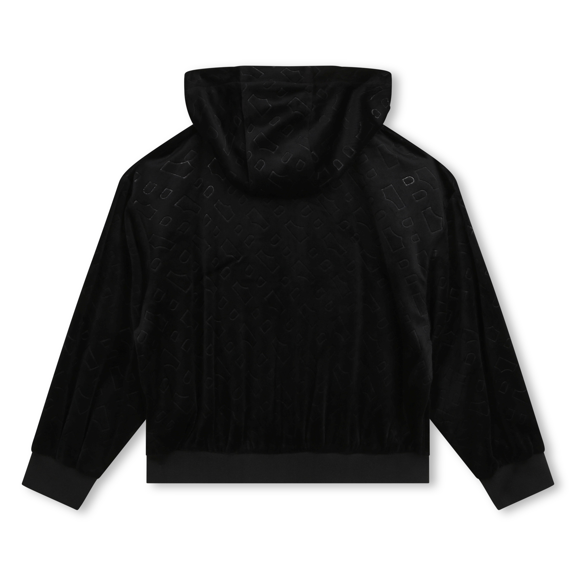 Velvet hooded cardigan BOSS for GIRL