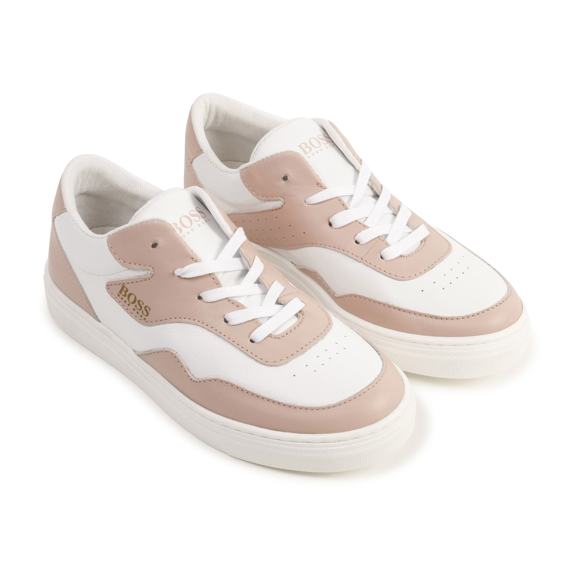 Two-tone leather sneakers BOSS for GIRL