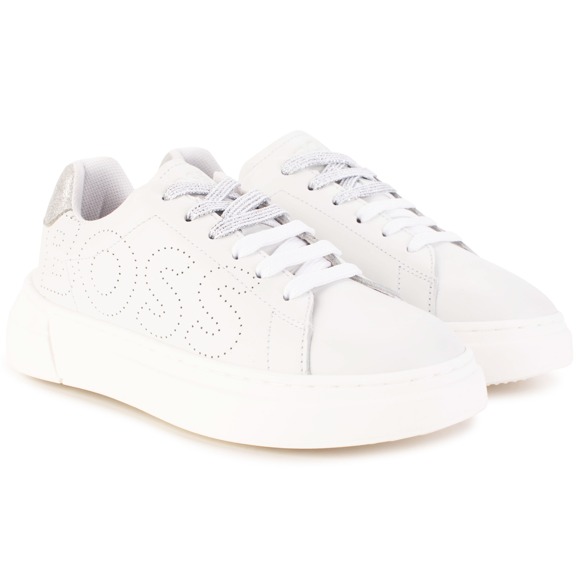 Lace-up leather trainers BOSS for GIRL