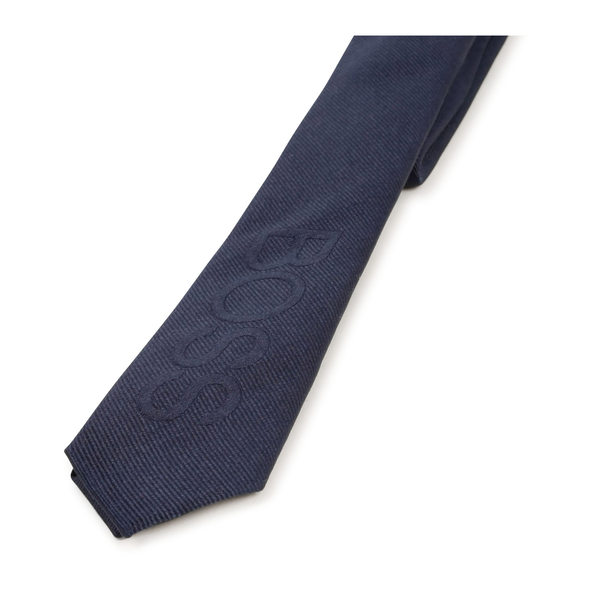 Silk tie with logo BOSS for BOY