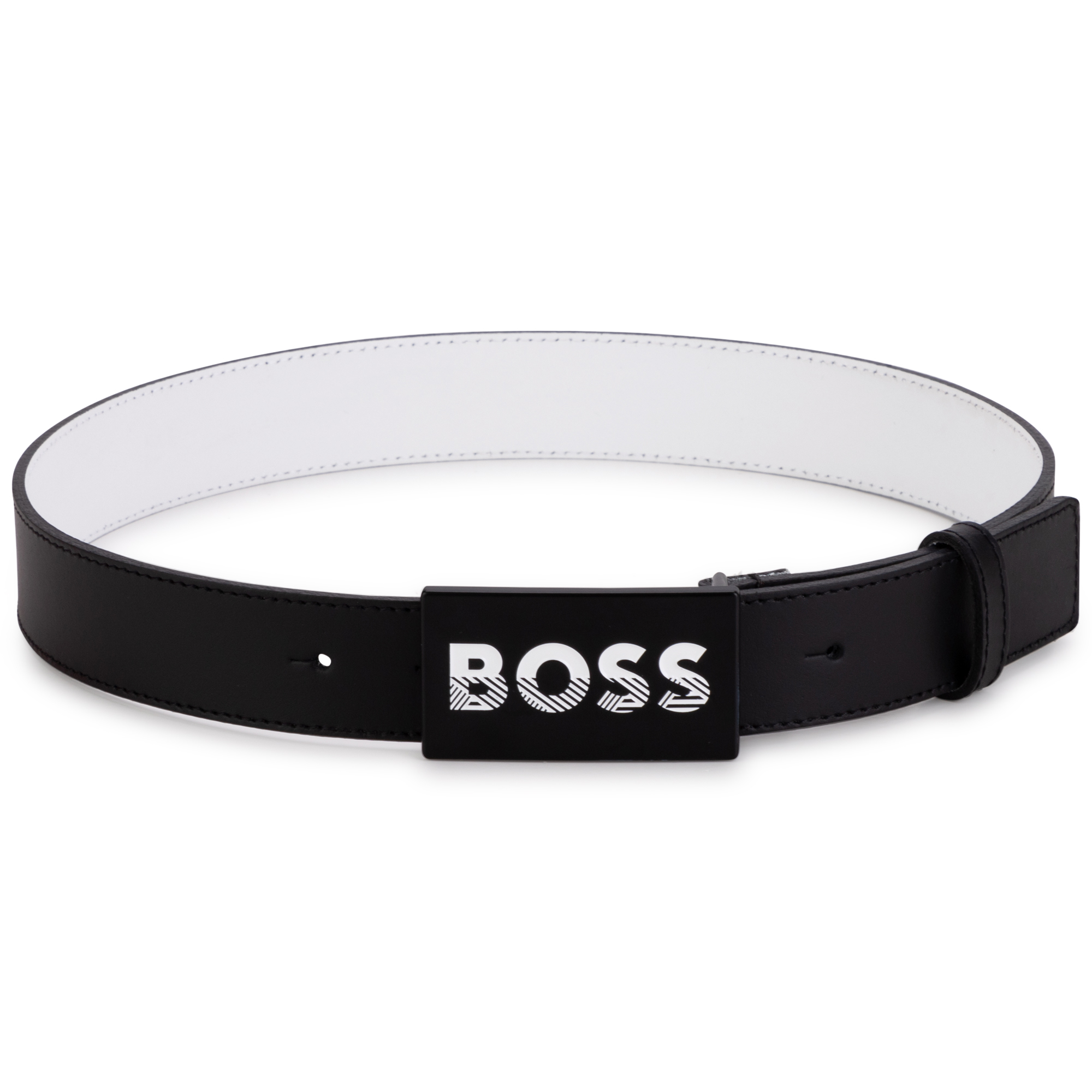 Smooth leather belt BOSS for BOY