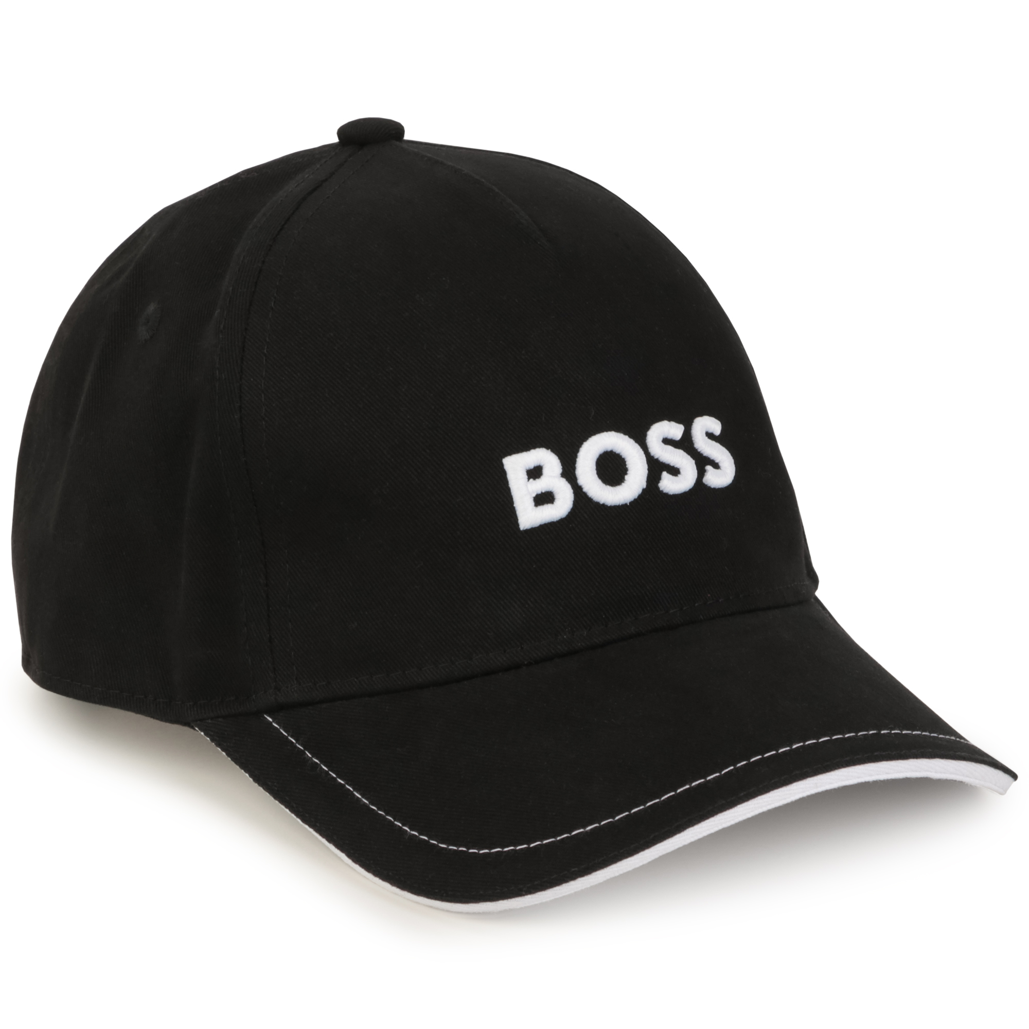 Embroidered cotton twill cap BOSS for BOY