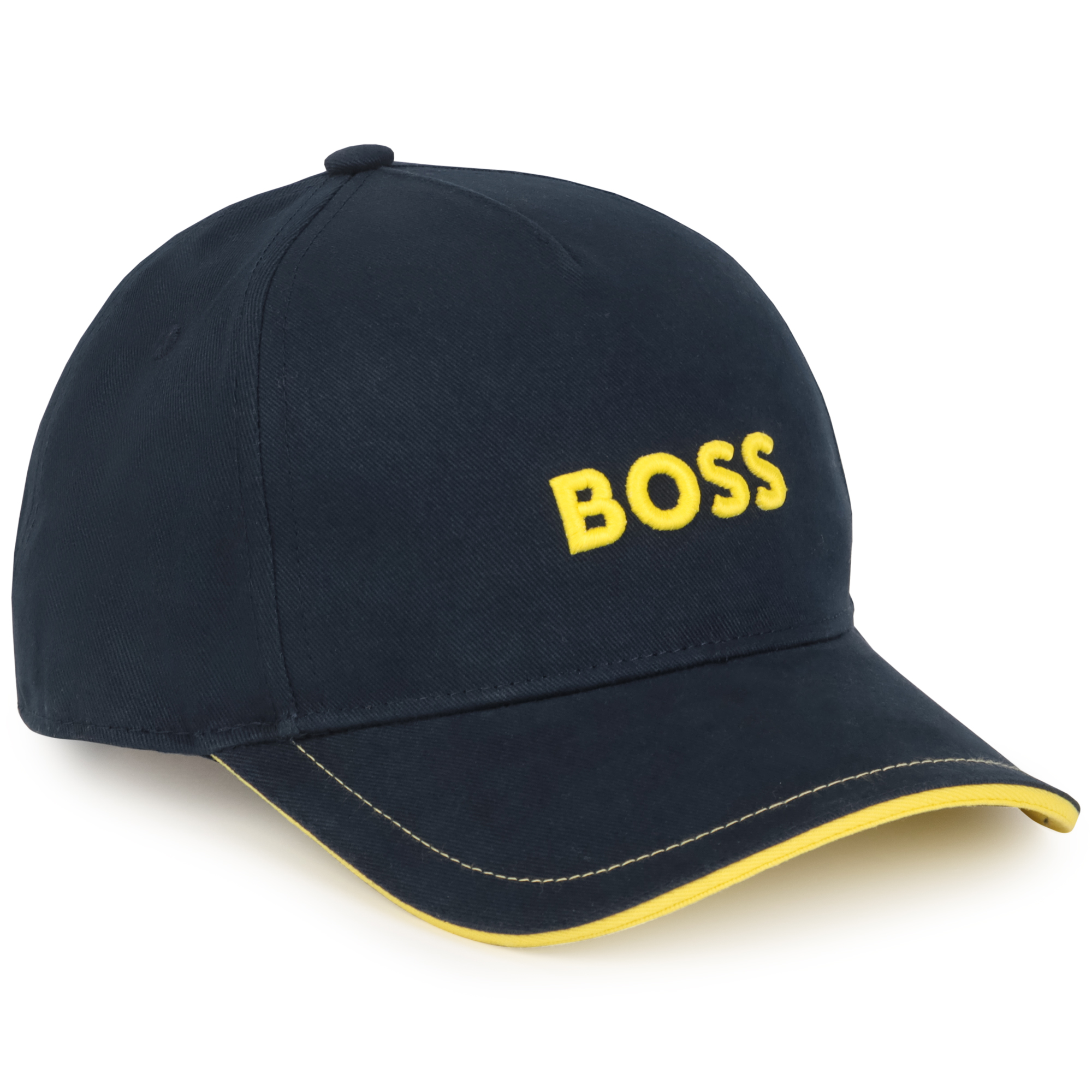 Embroidered cotton twill cap BOSS for BOY