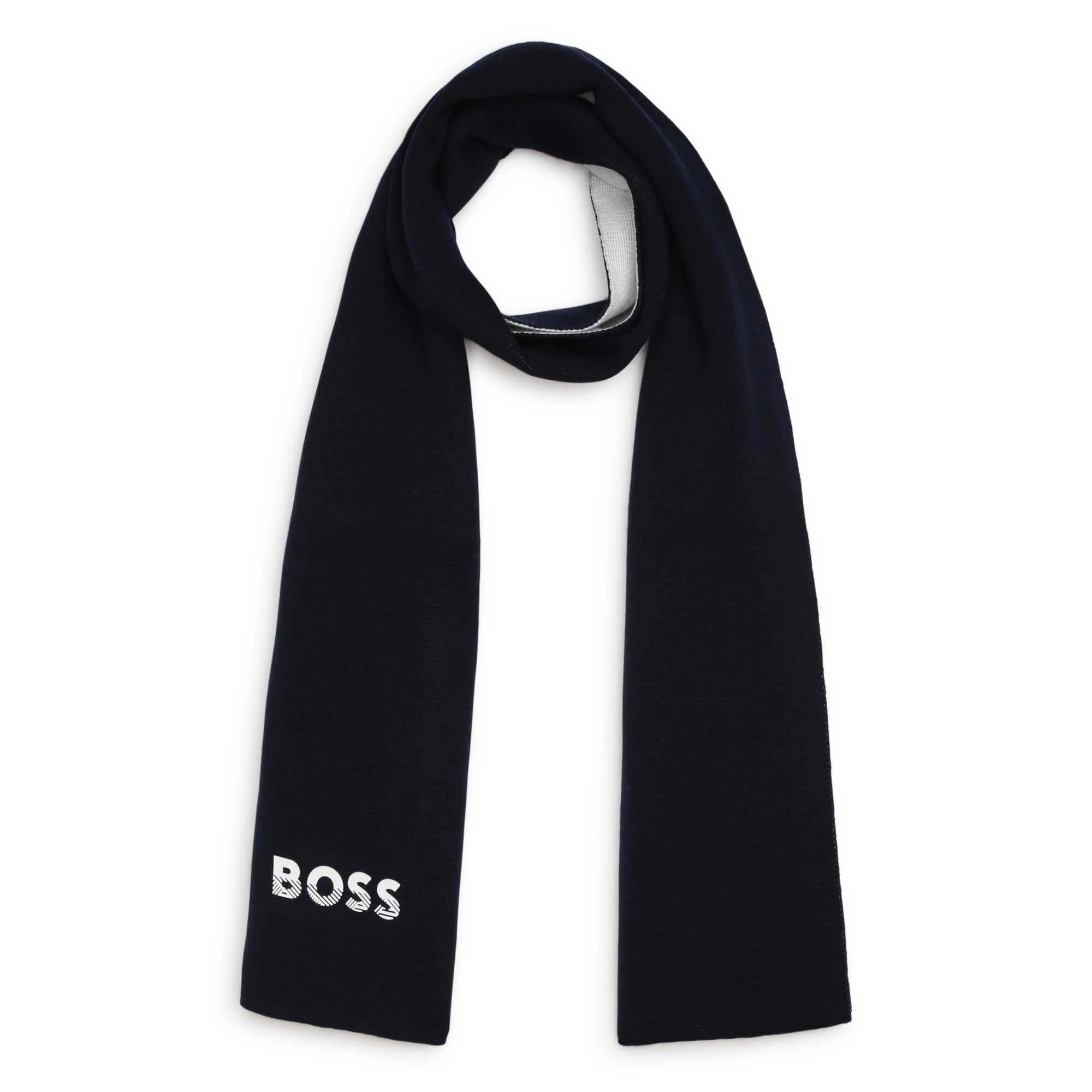 Reversible knitted scarf BOSS for BOY