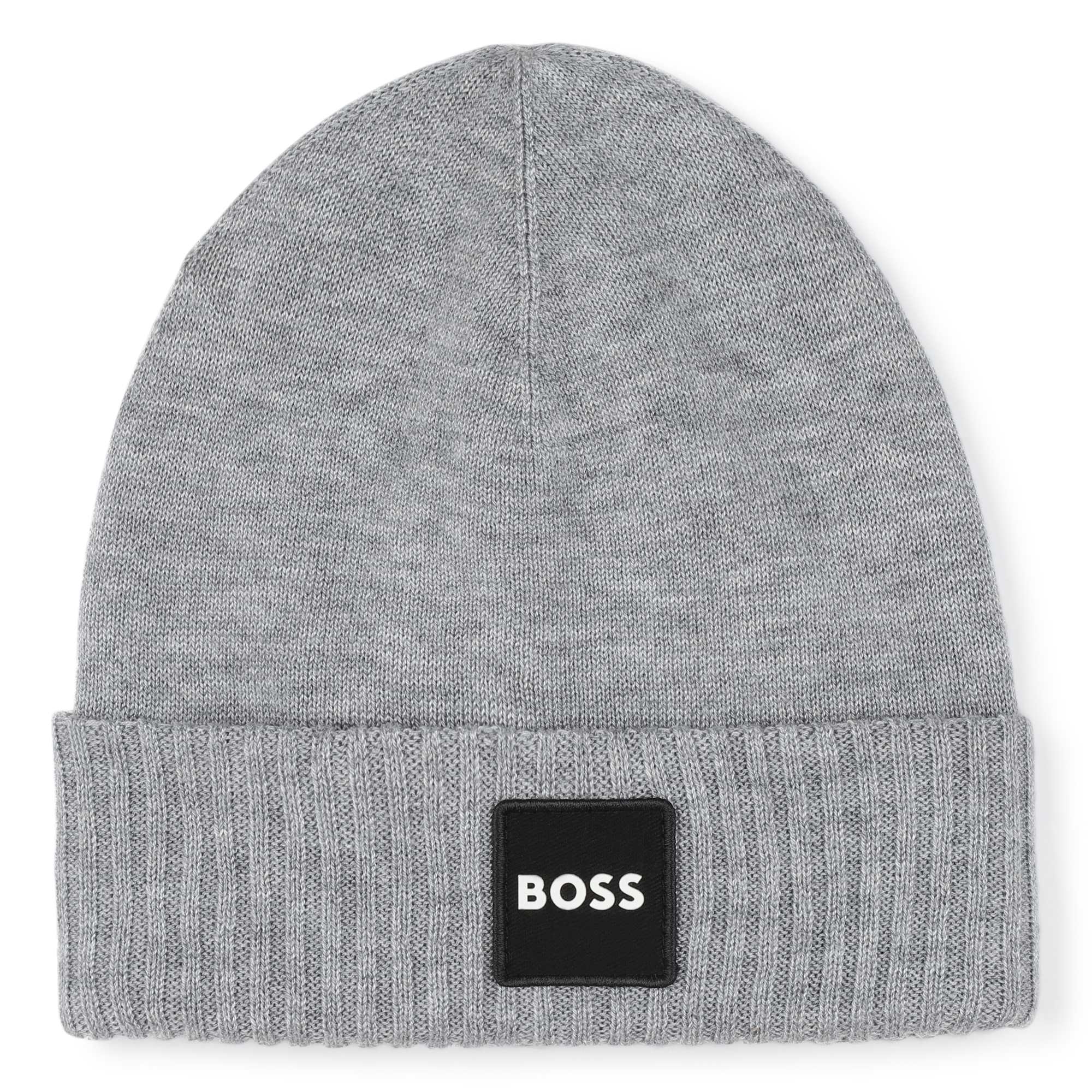Tricot hat with turn up BOSS for BOY