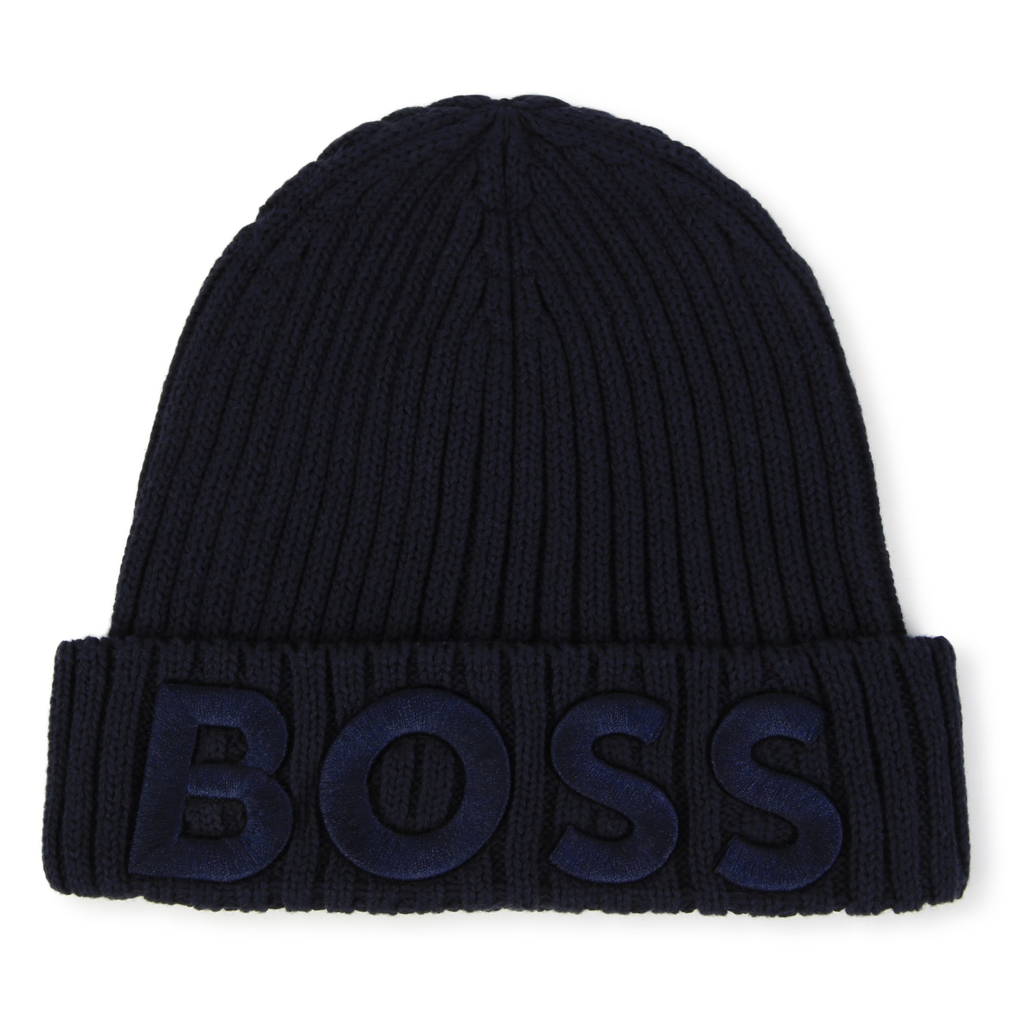 Cotton ribbed hat BOSS for BOY