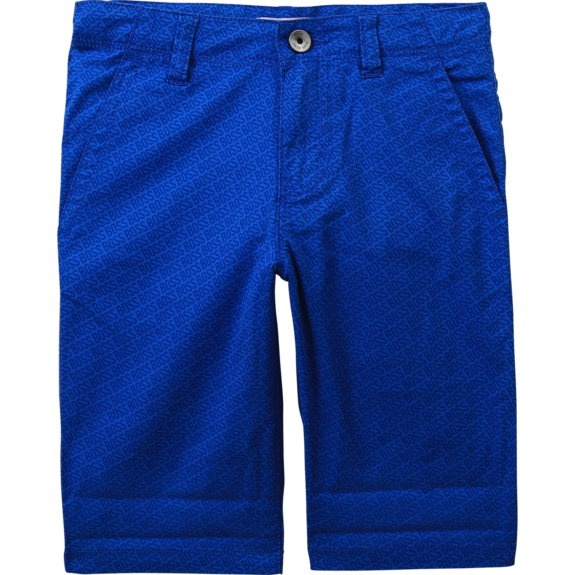 Printed twill bermuda shorts BOSS for BOY