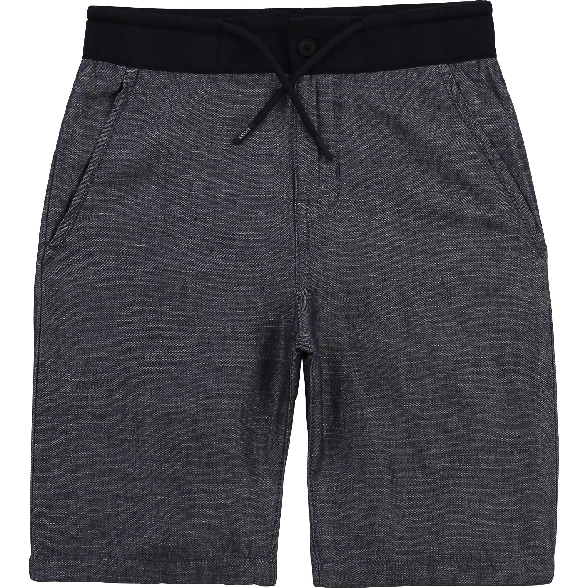 Linen and cotton bermuda shorts BOSS for BOY
