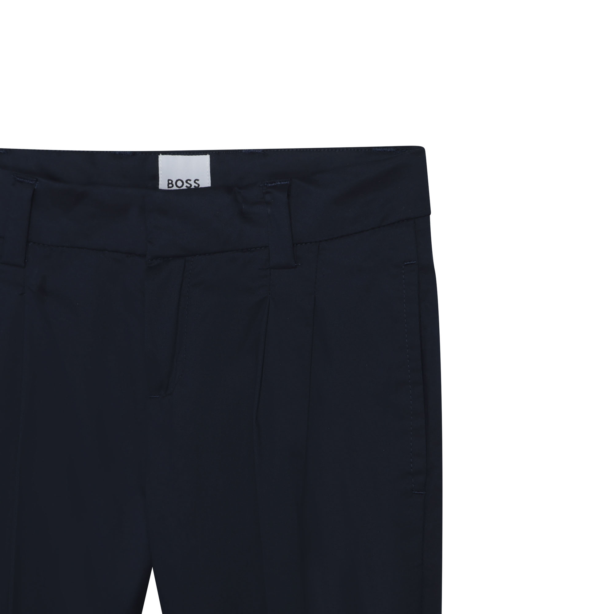 Pleated twill trousers BOSS for BOY