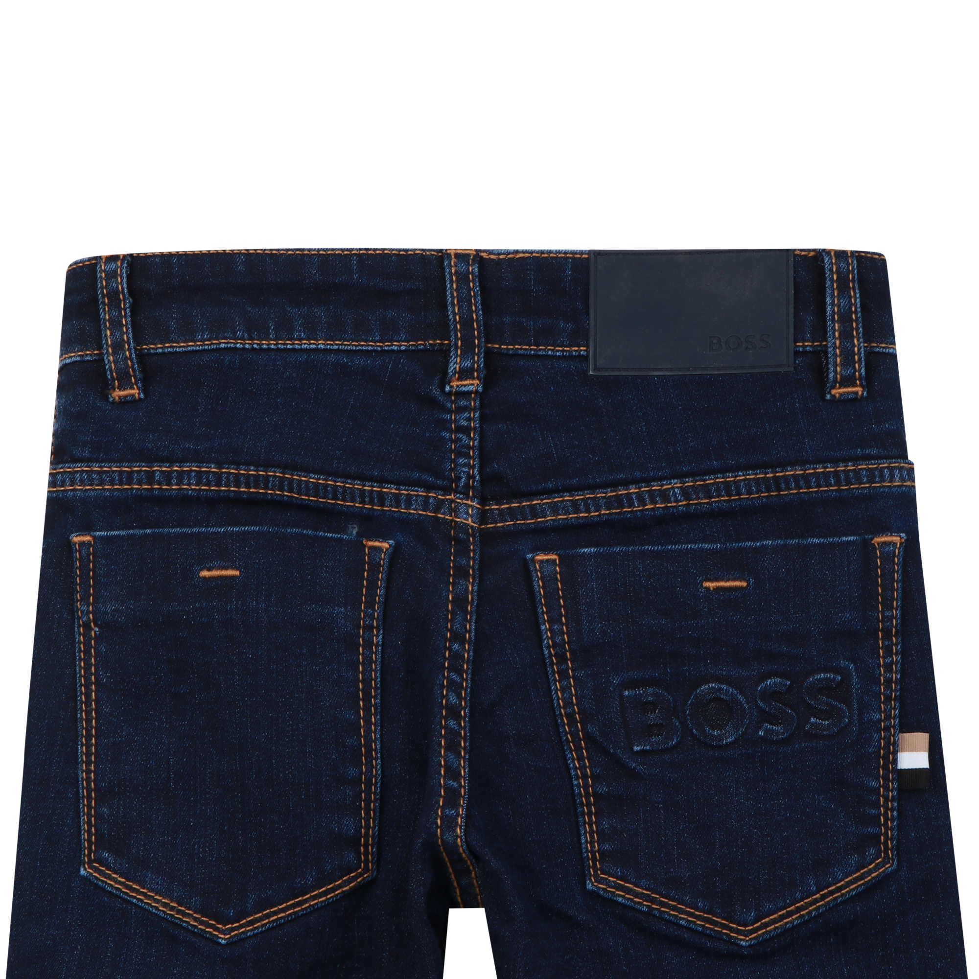 Jeans dritti con logo goffrato BOSS Per RAGAZZO