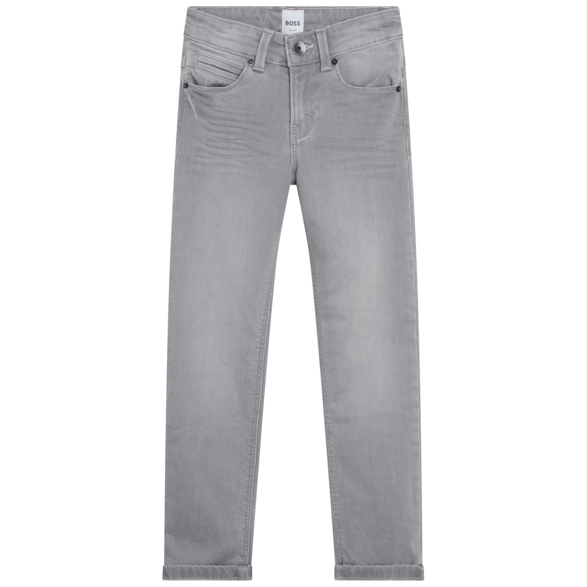 Pantalon 5 poches en denim BOSS pour GARCON
