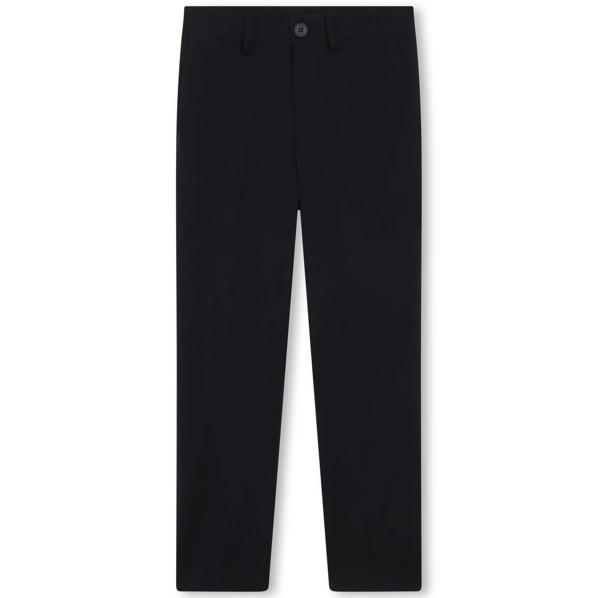 boss pantalon de costume en laine garcon 4a bleu