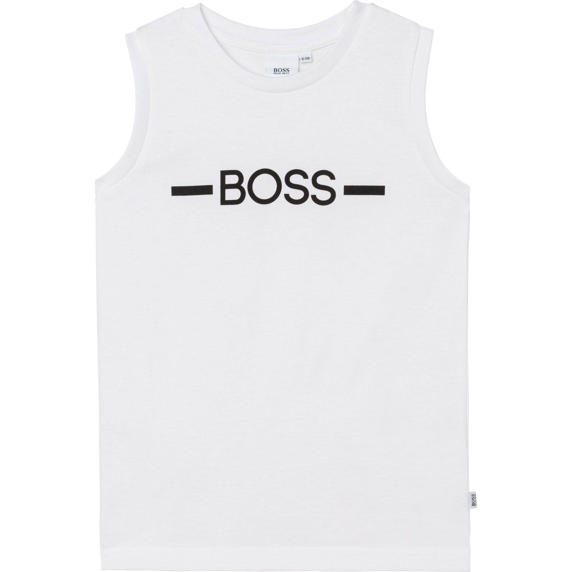 Cotton vest top BOSS for BOY