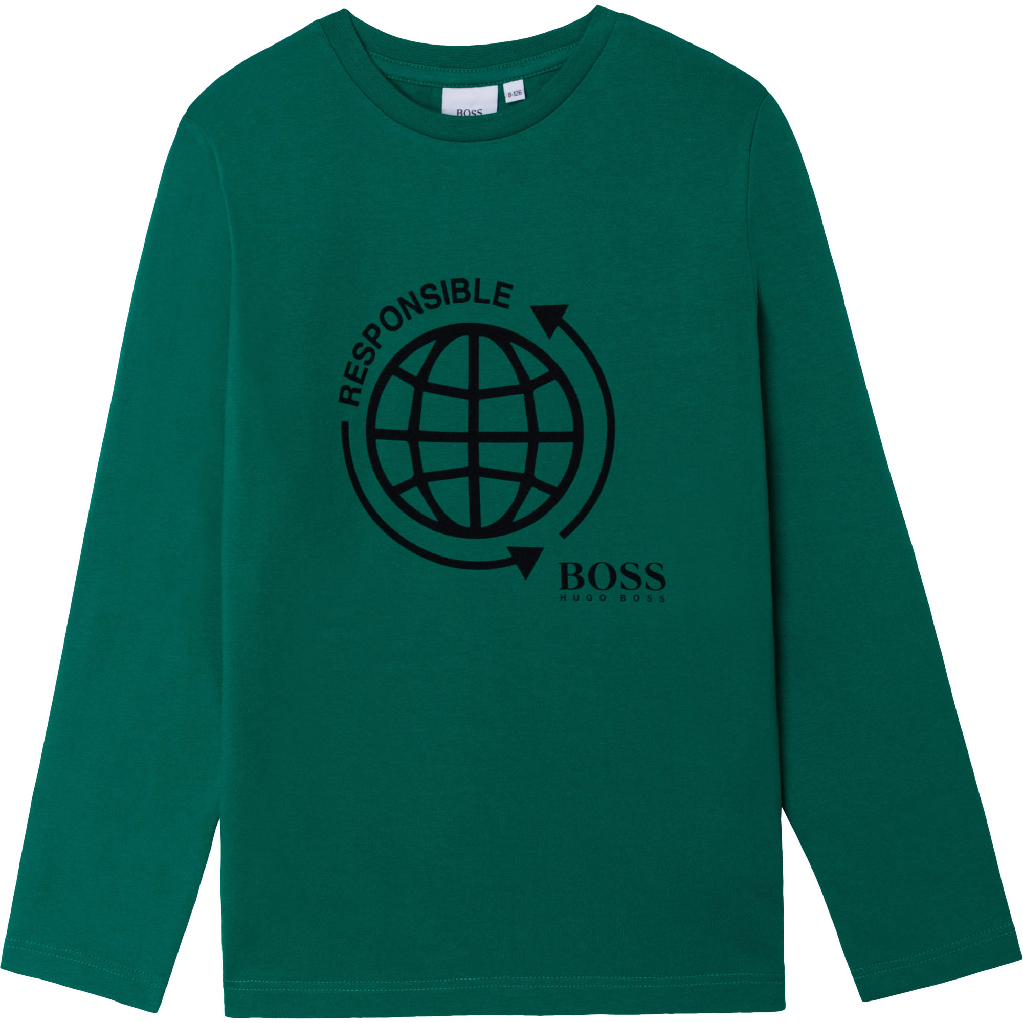 Camiseta de algodón orgánico BOSS para NIÑO