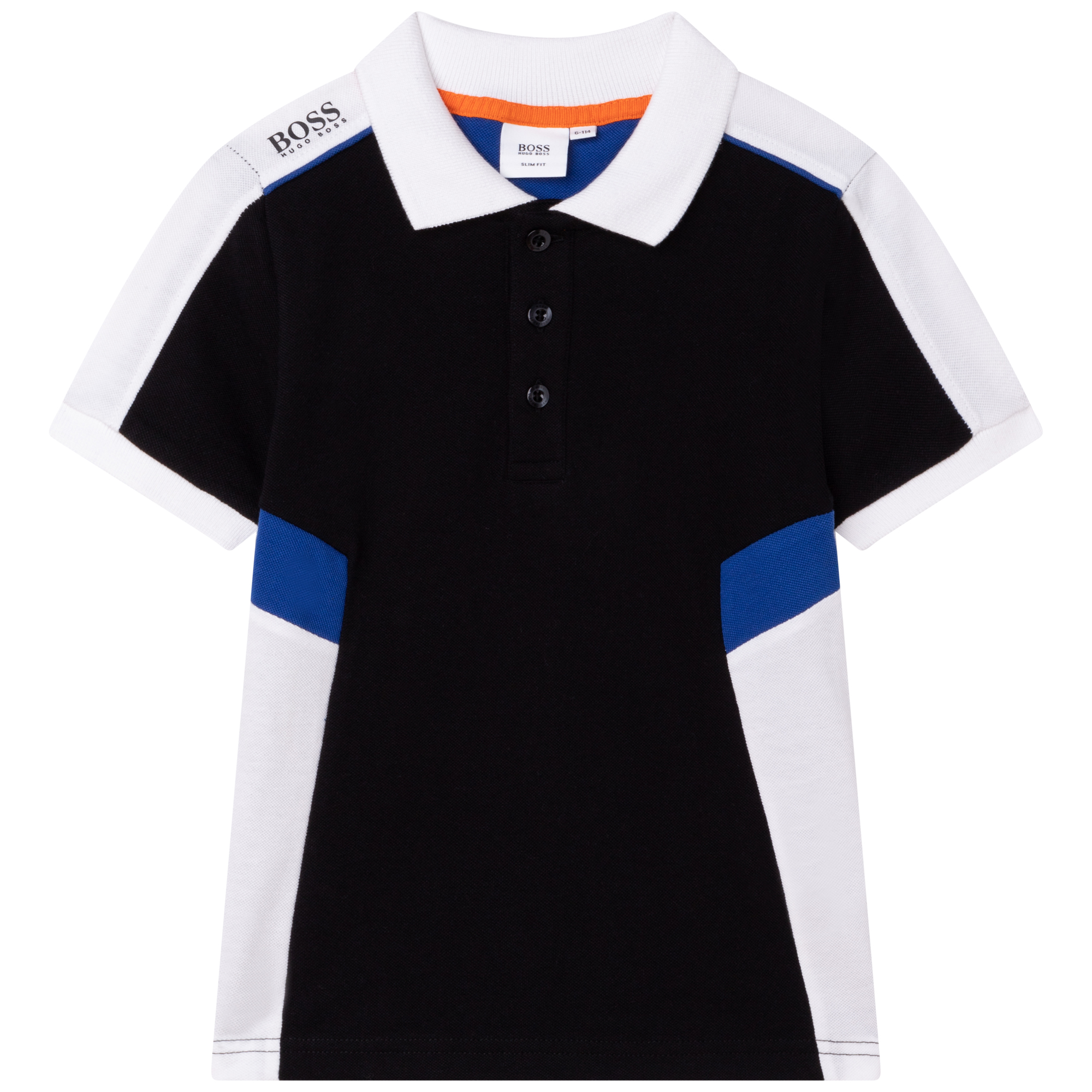 Polo with panels BOSS for BOY