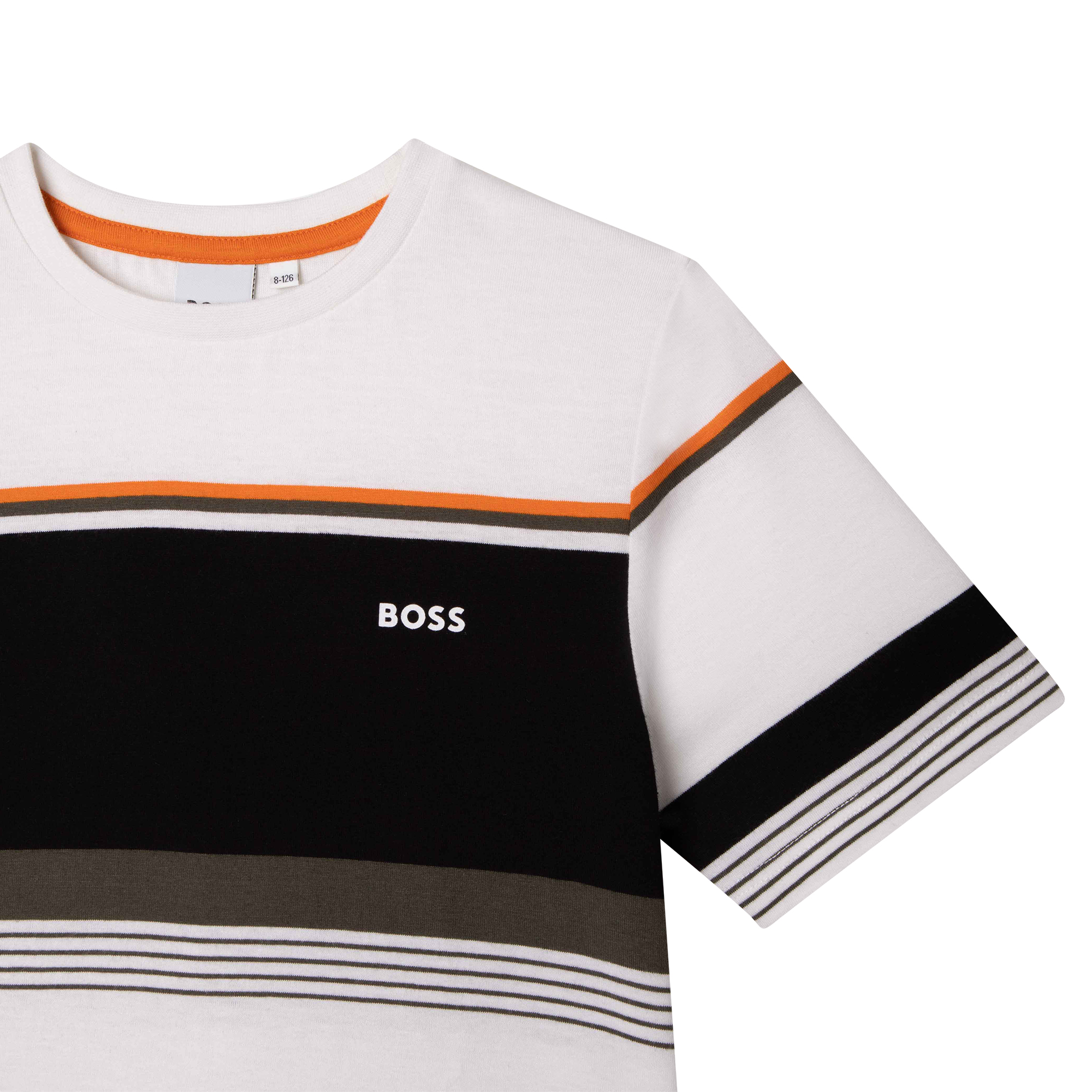 Striped cotton T-shirt BOSS for BOY