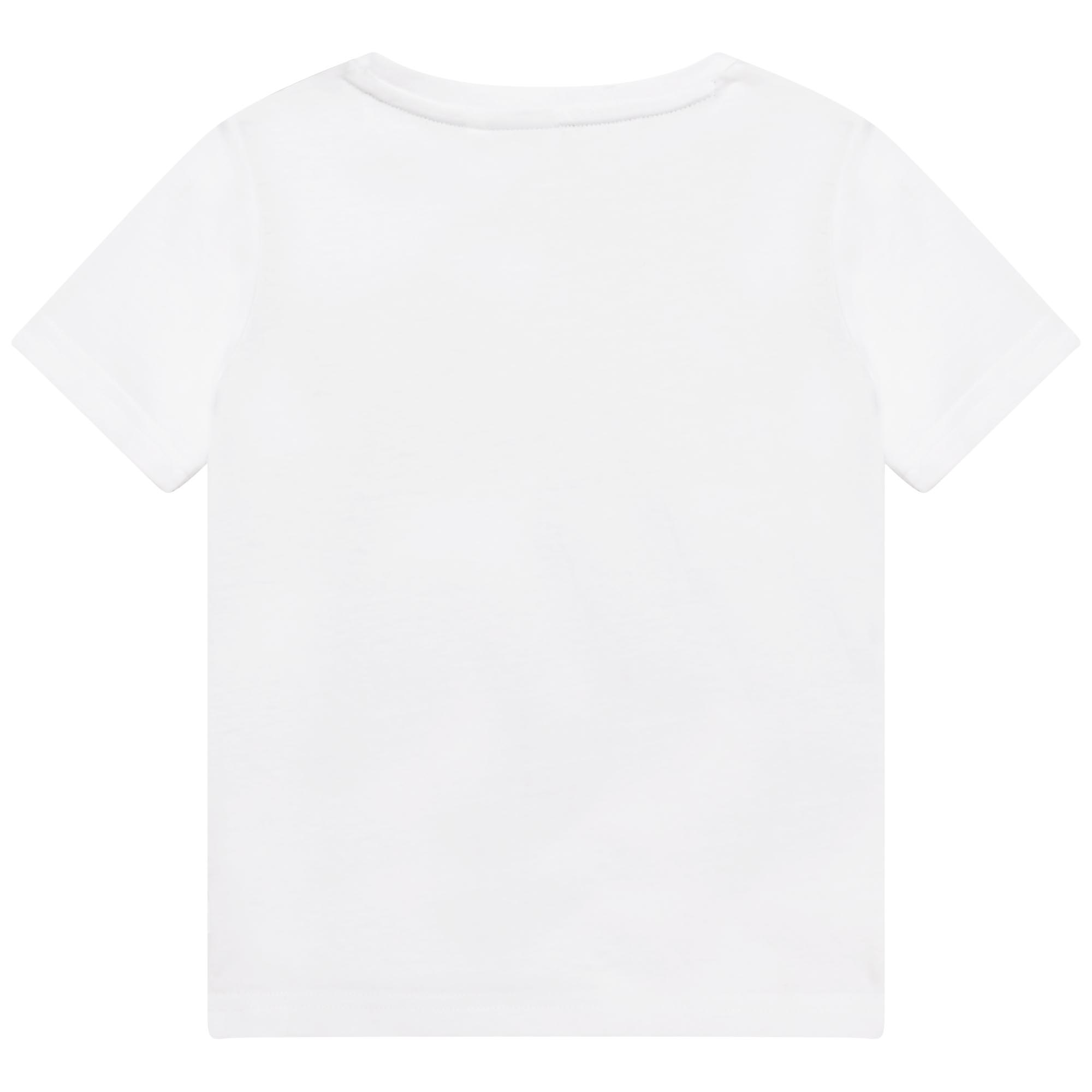 Camiseta ajustada de algodón BOSS para NIÑO