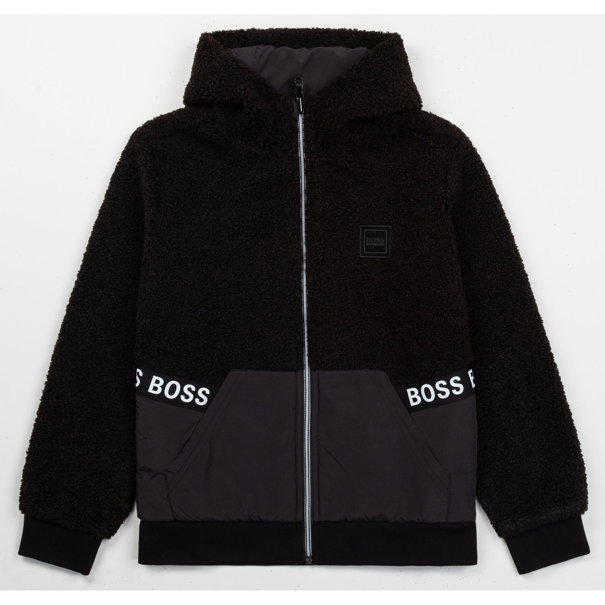 Reversible hooded cardigan BOSS for BOY