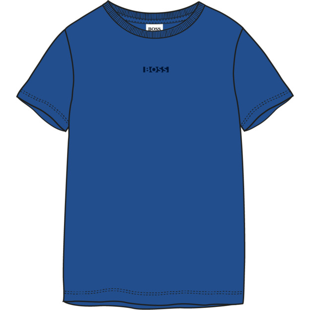 T-shirt aderente con logo BOSS Per RAGAZZO