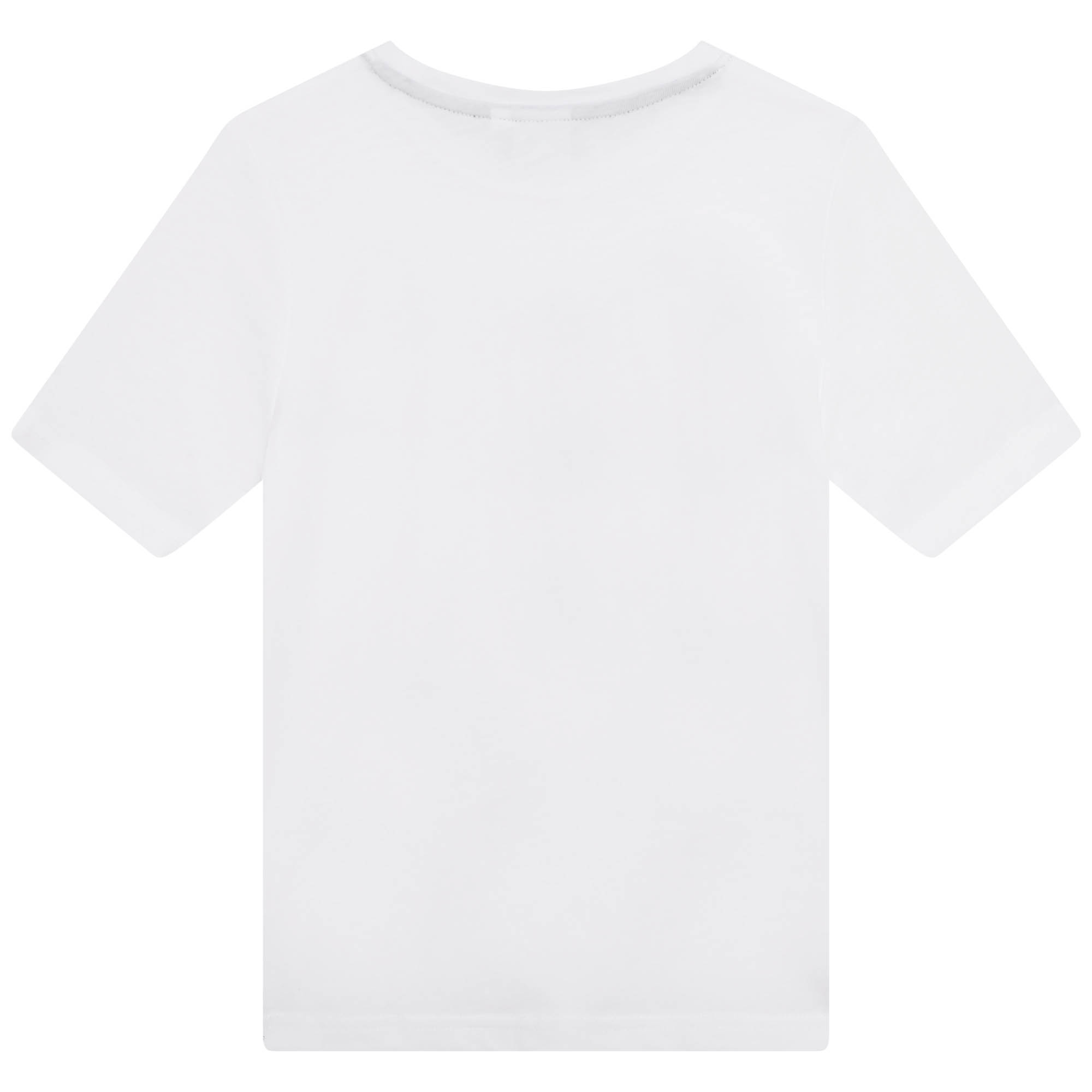 T-shirt droit avec logo BOSS pour GARCON