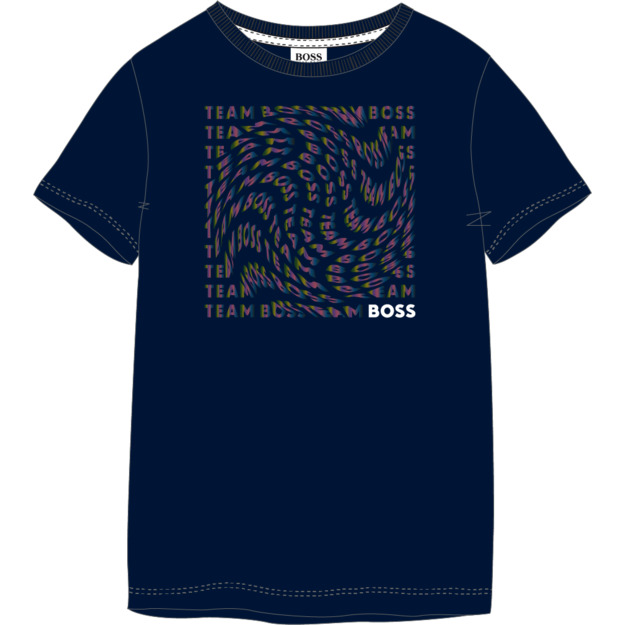 Eye-catching design t-shirt BOSS for BOY