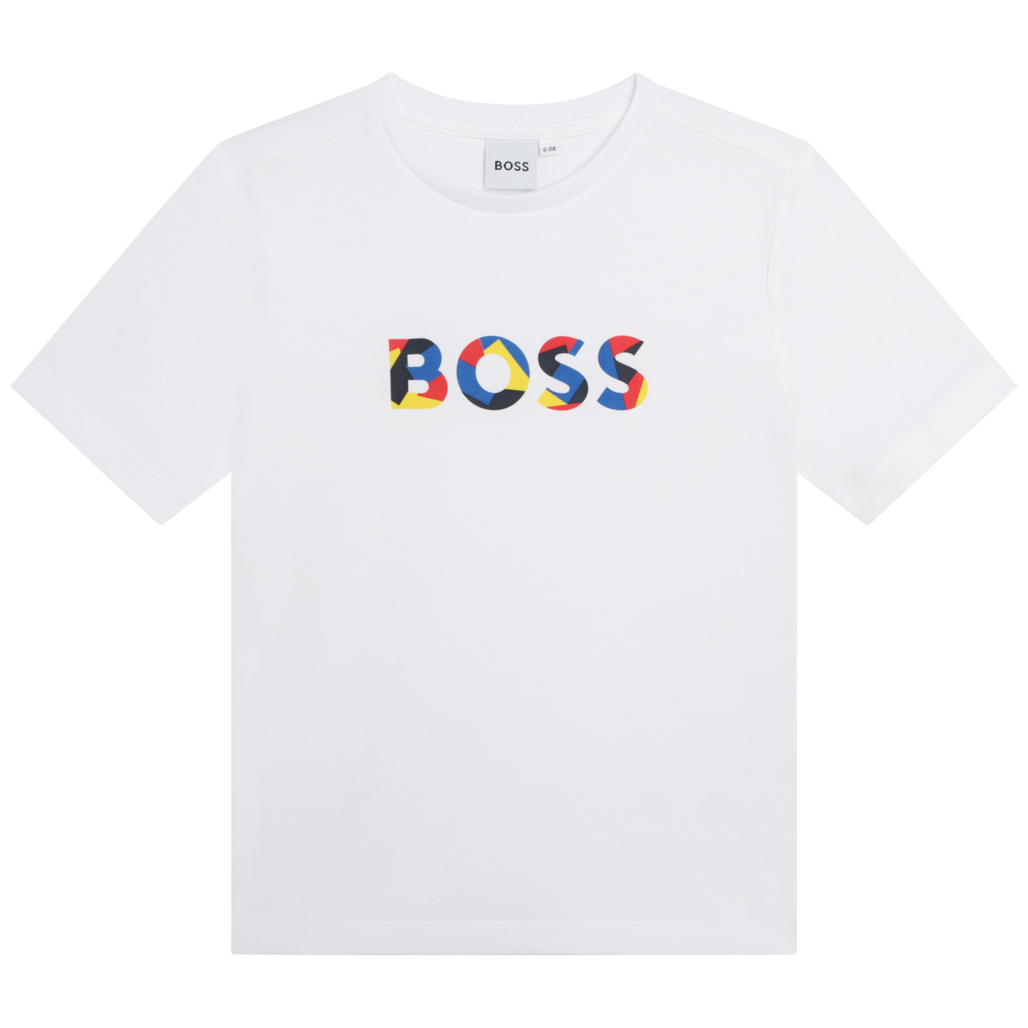 T-shirt van jersey-katoen BOSS Voor