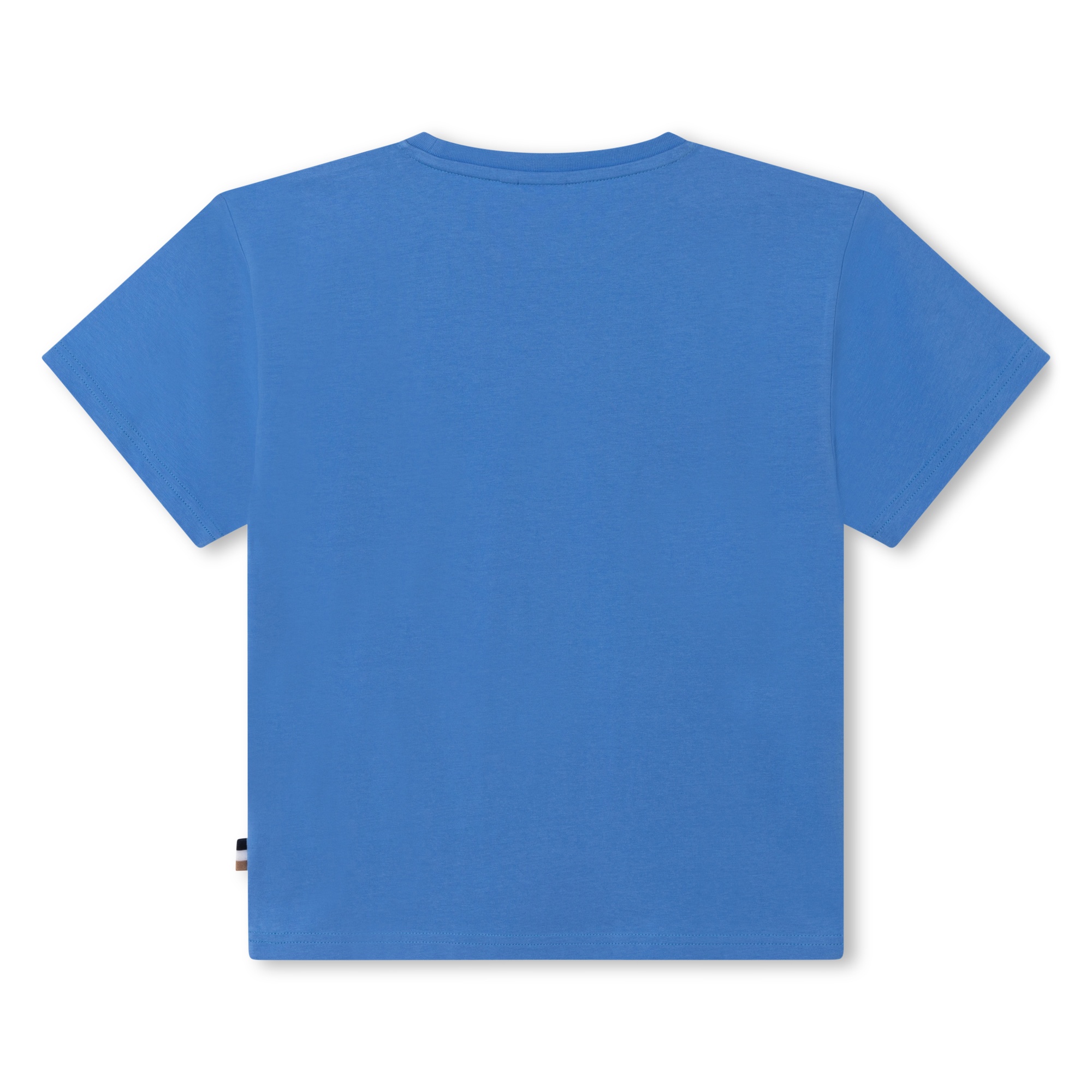 Camiseta de manga corta de algodón BOSS para NIÑO
