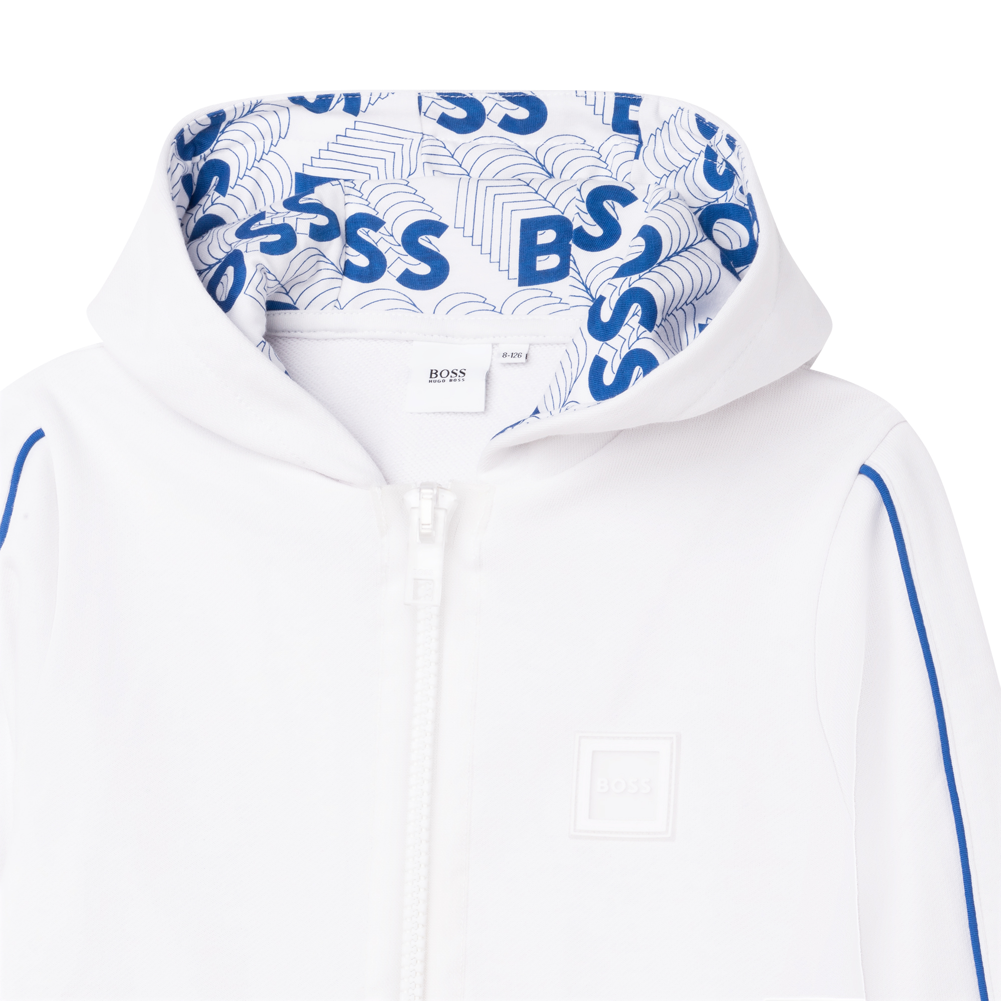 Hooded zipped jogging sweatshirt BOSS for BOY