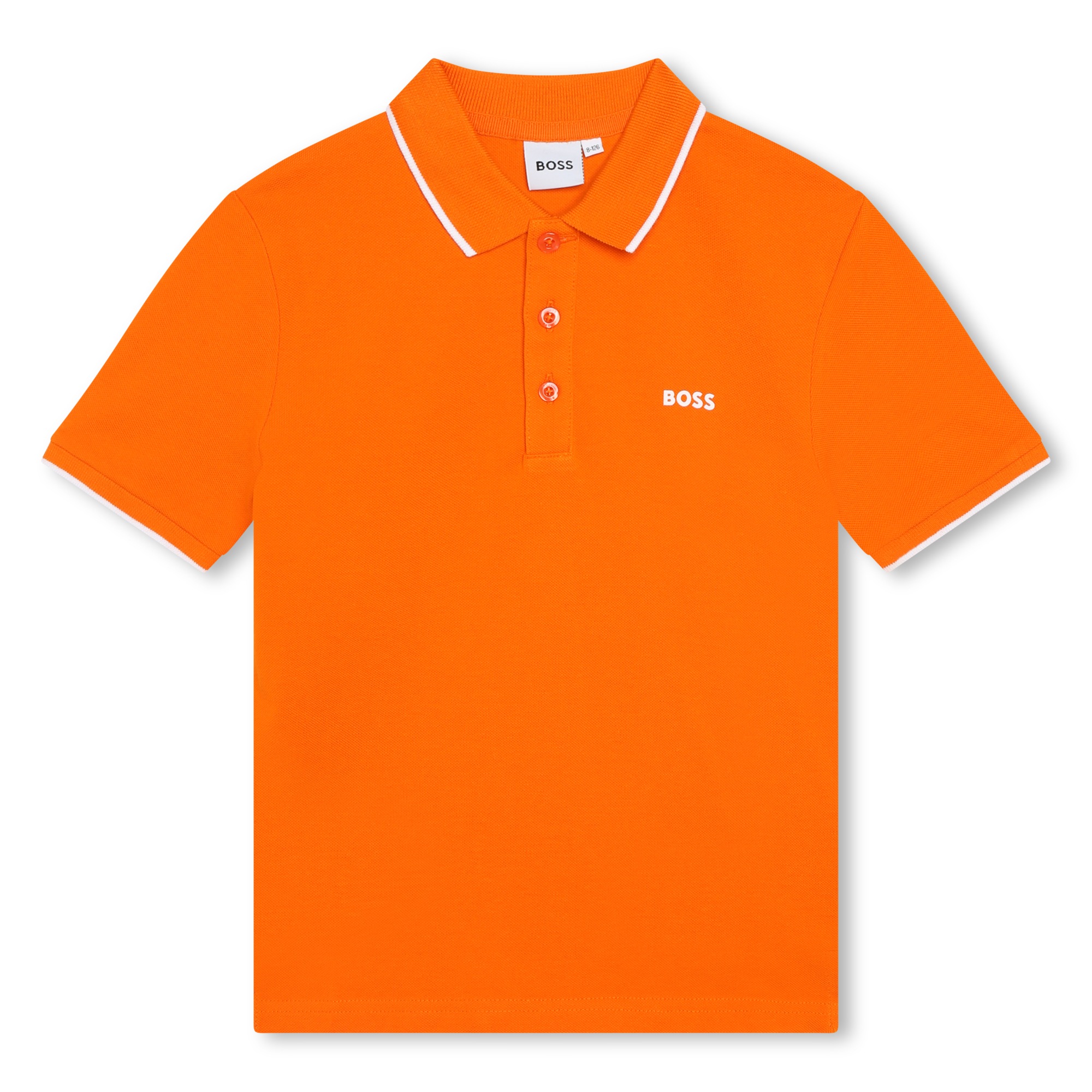 Cotton piqué polo shirt BOSS for BOY