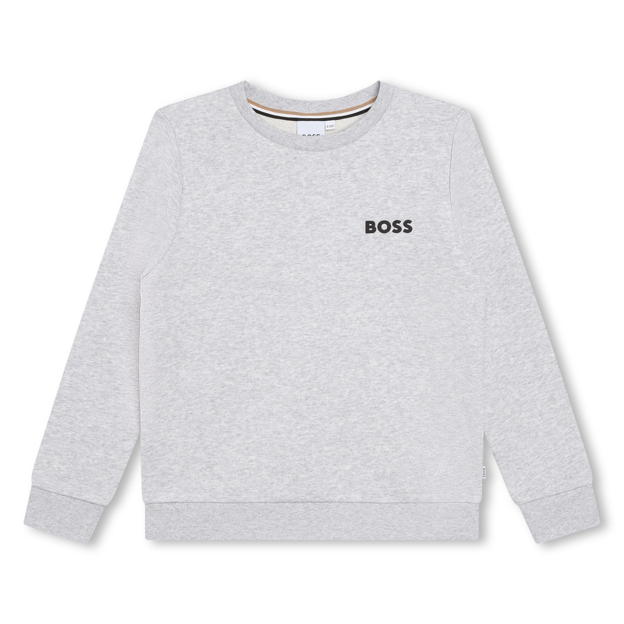 Sweat-shirt molleton à logo BOSS pour GARCON