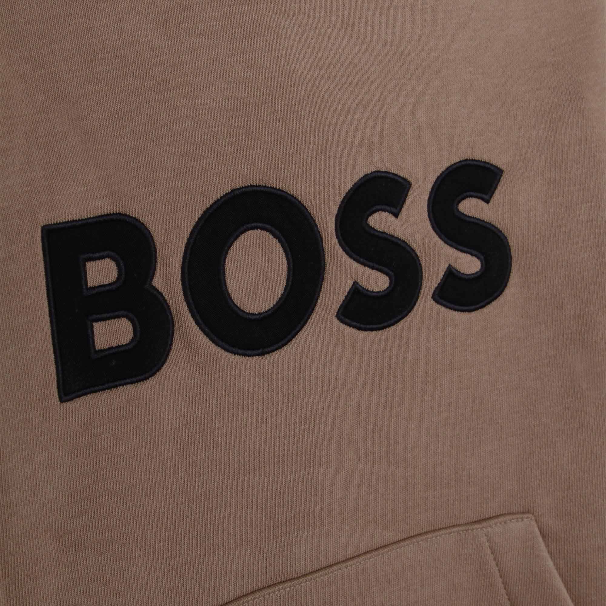 Sweat-shirt à capuche à logo BOSS pour GARCON