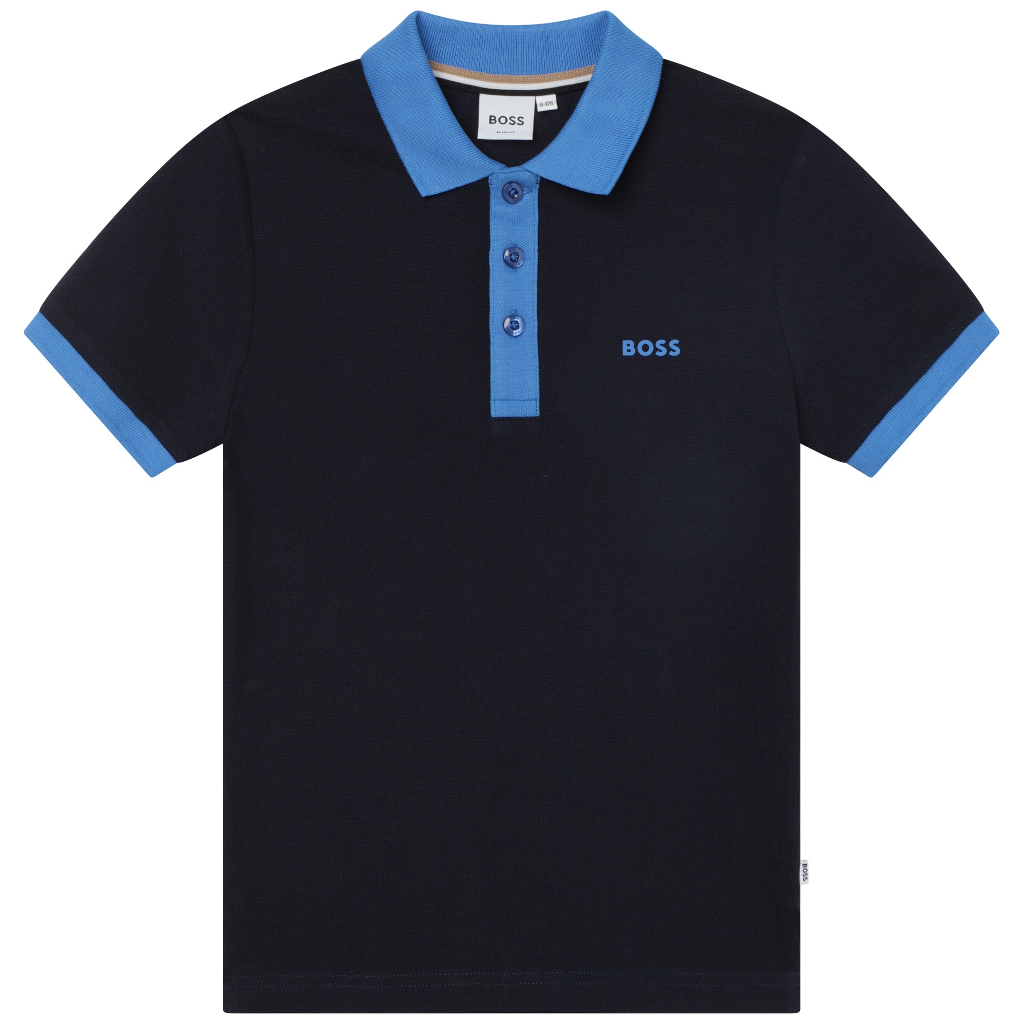 Short-sleeved polo shirt BOSS for BOY