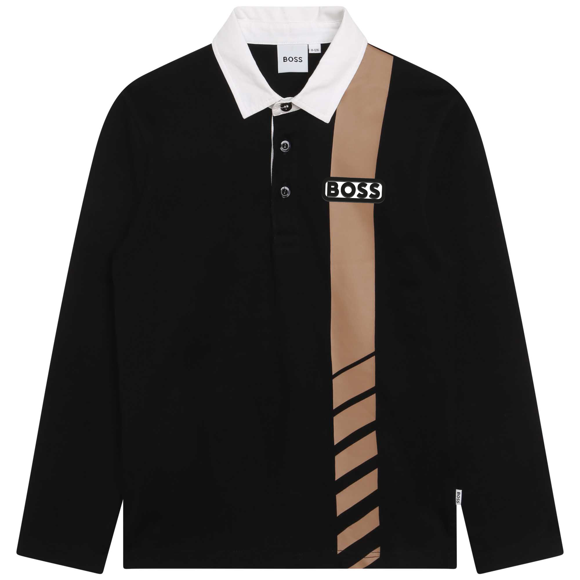 Long-sleeved polo shirt BOSS for BOY