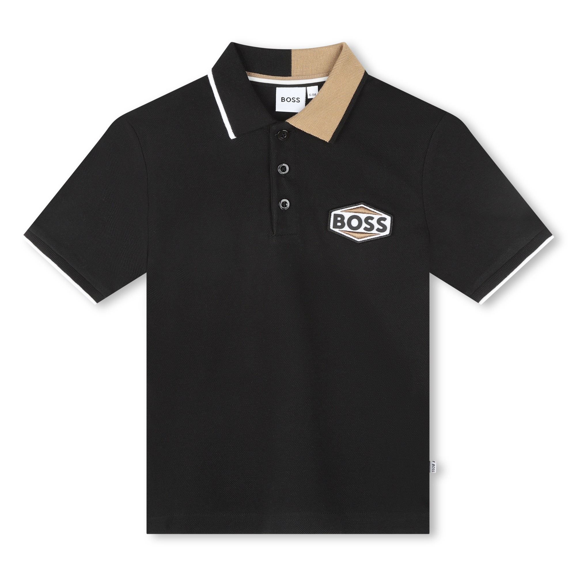 Short-sleeved polo shirt BOSS for BOY