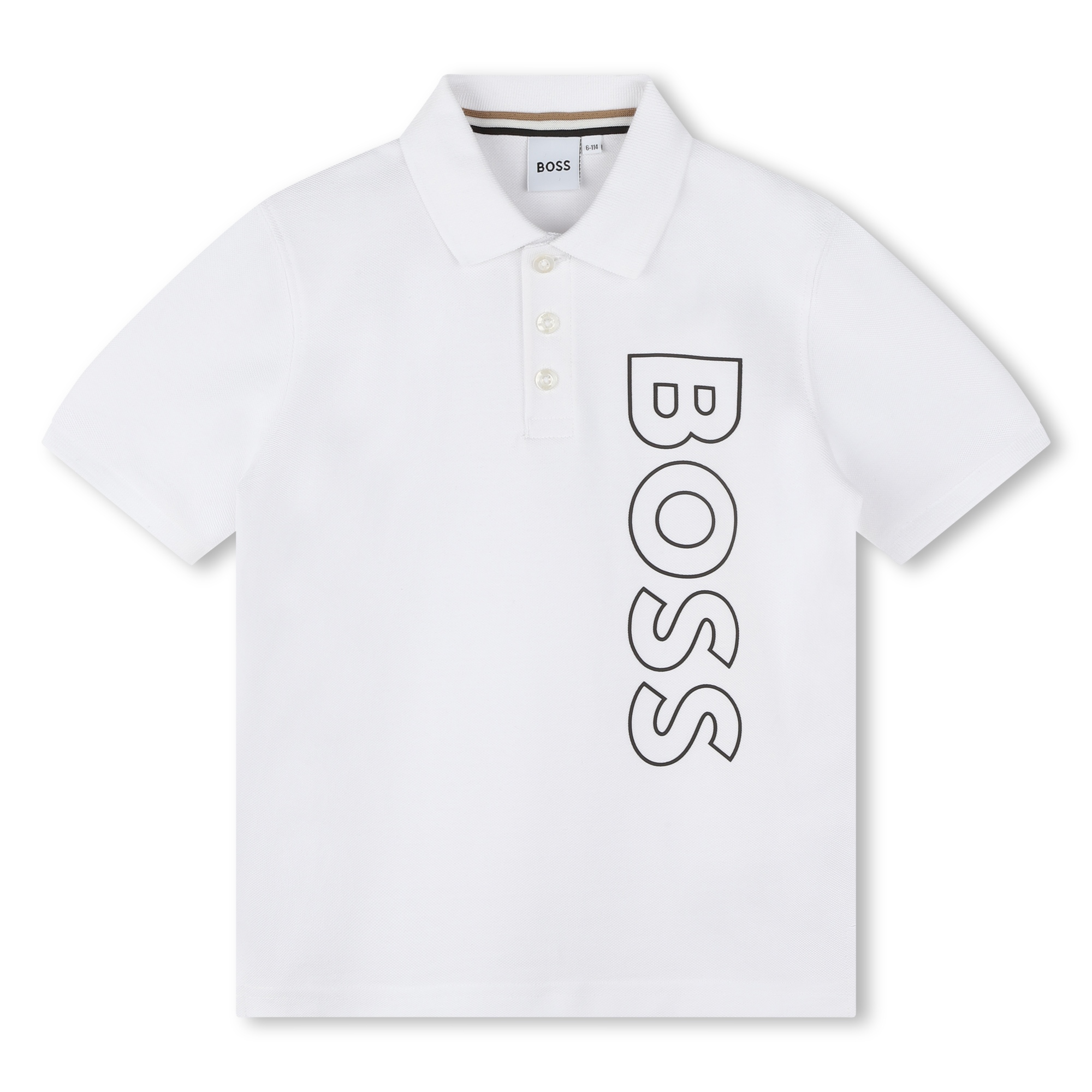 Short-sleeved polo shirt BOSS for BOY