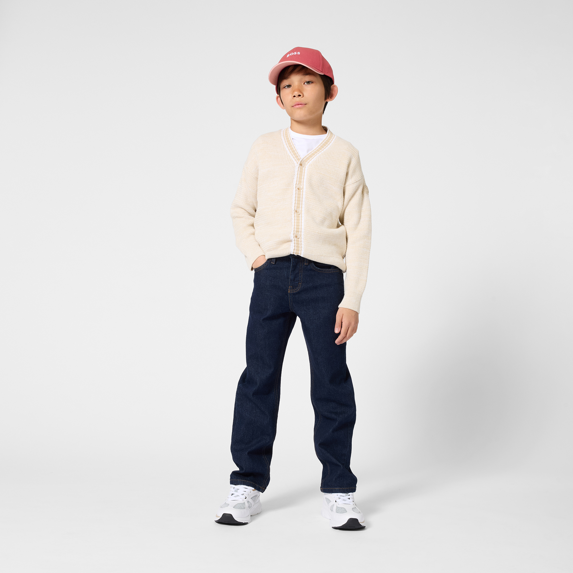 T-shirt manches courtes coton BOSS pour GARCON