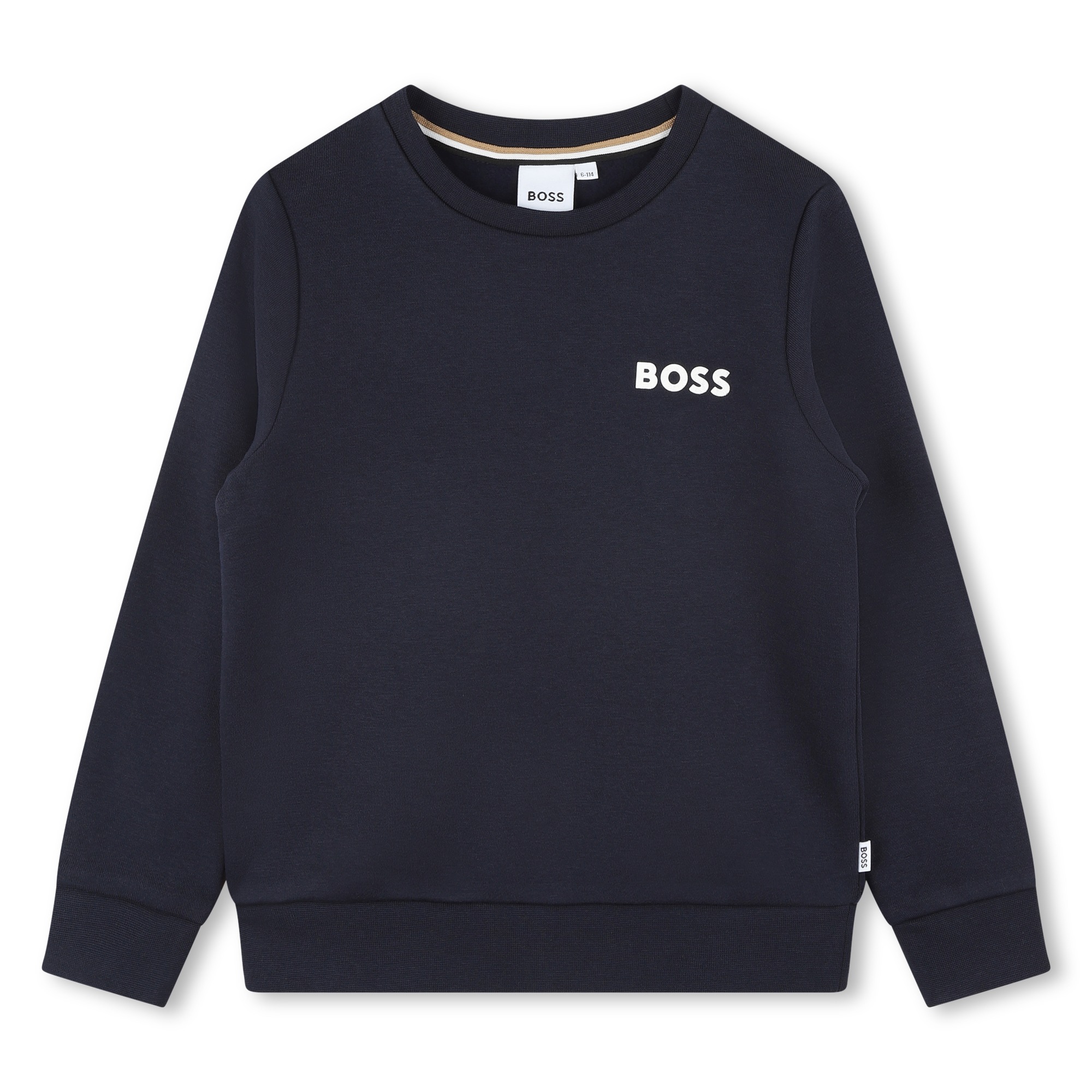 Sweat-shirt molletonné BOSS pour GARCON