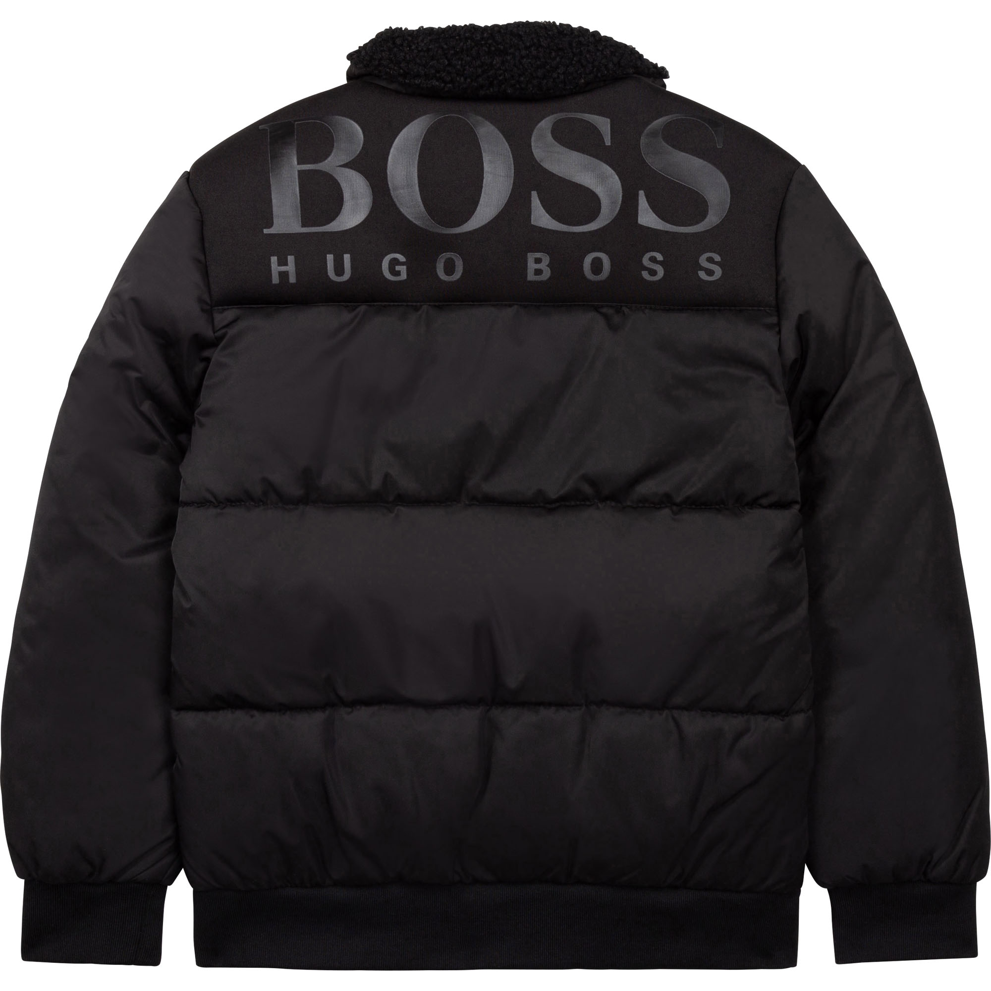 Dual-material waterproof puffer jacket BOSS for BOY