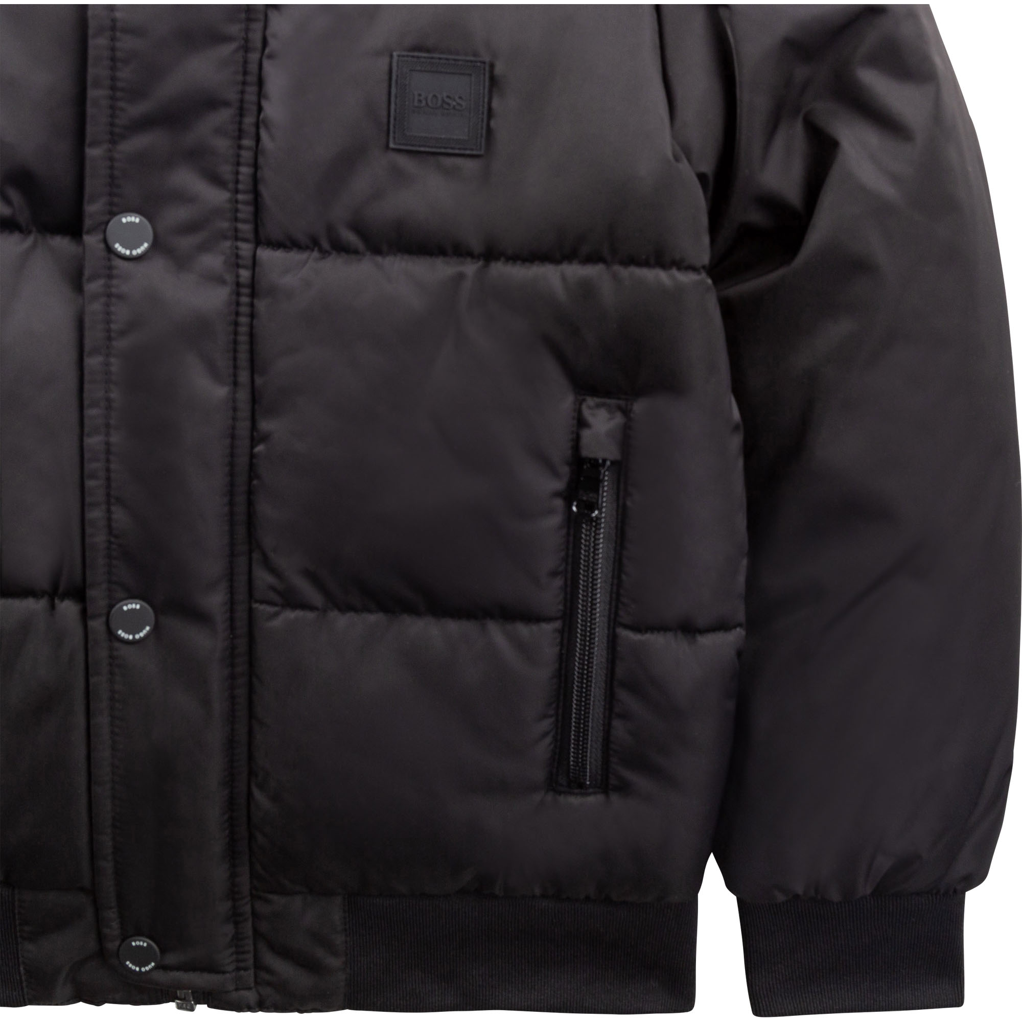 Dual-material waterproof puffer jacket BOSS for BOY