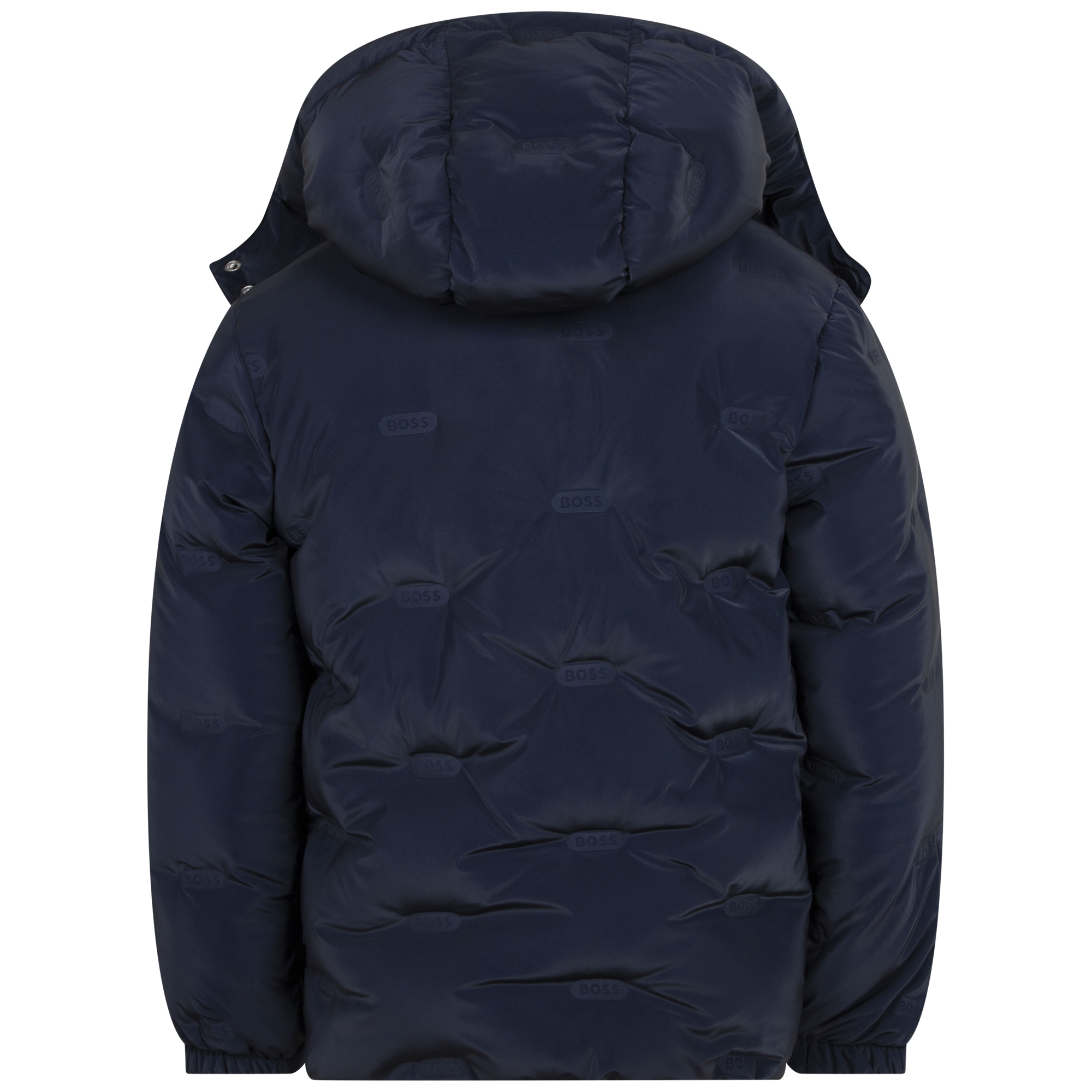 Hooded water-repellent puffer BOSS for BOY