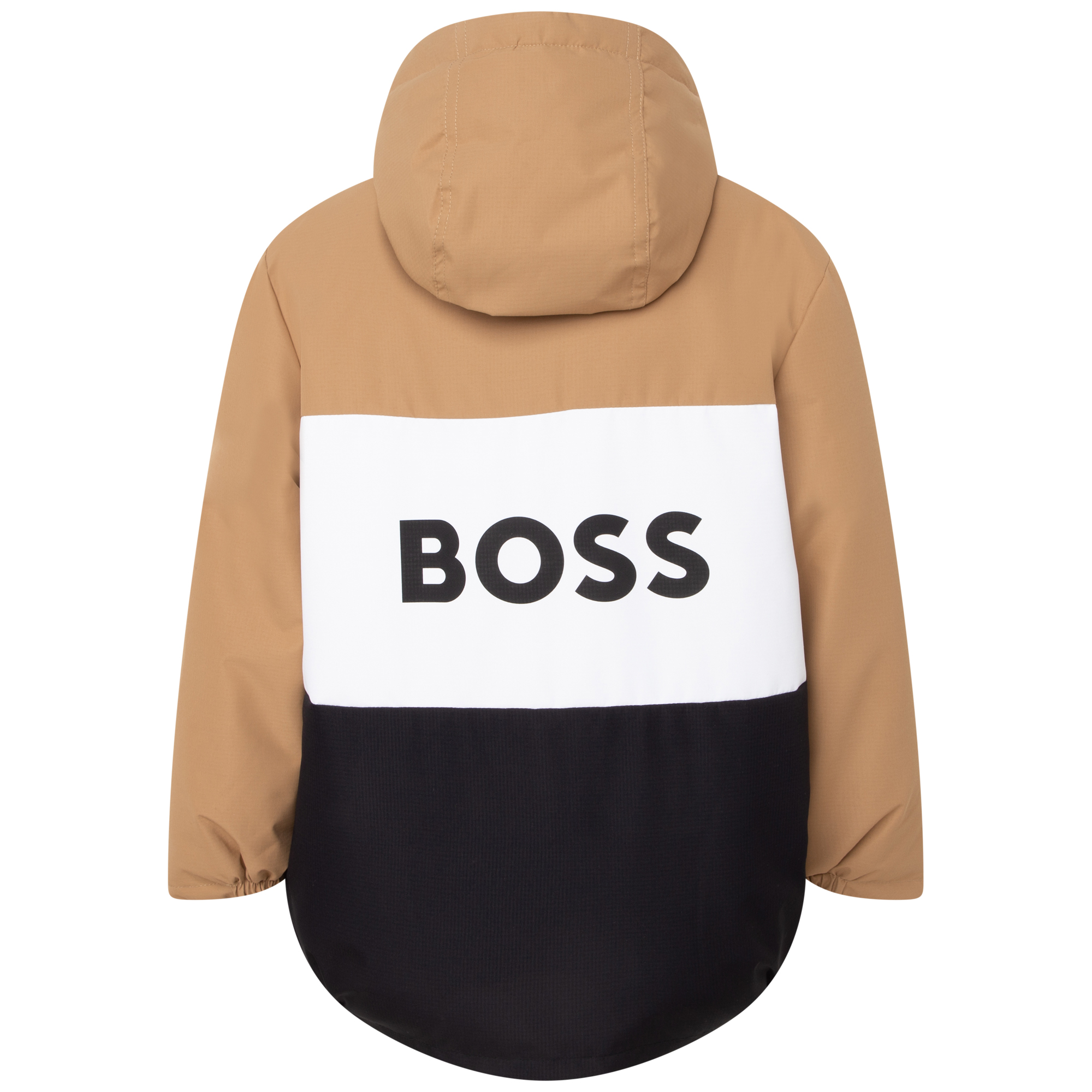 Hooded water-resistant coat BOSS for BOY