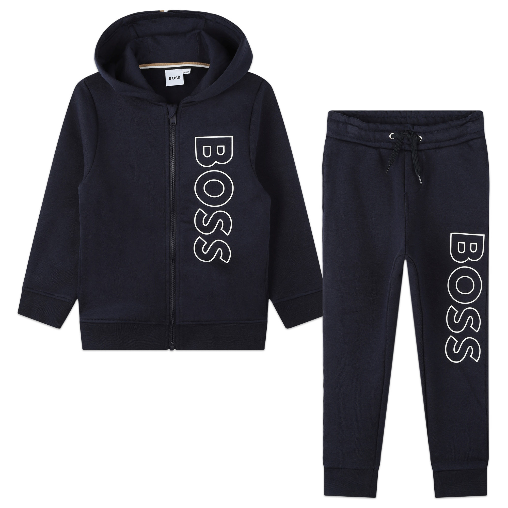 Joggingpak met logo BOSS Voor