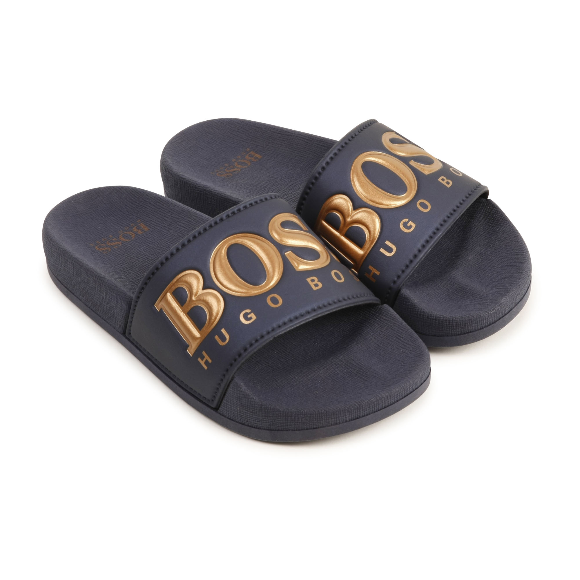 Contrasting PVC sandals BOSS for BOY