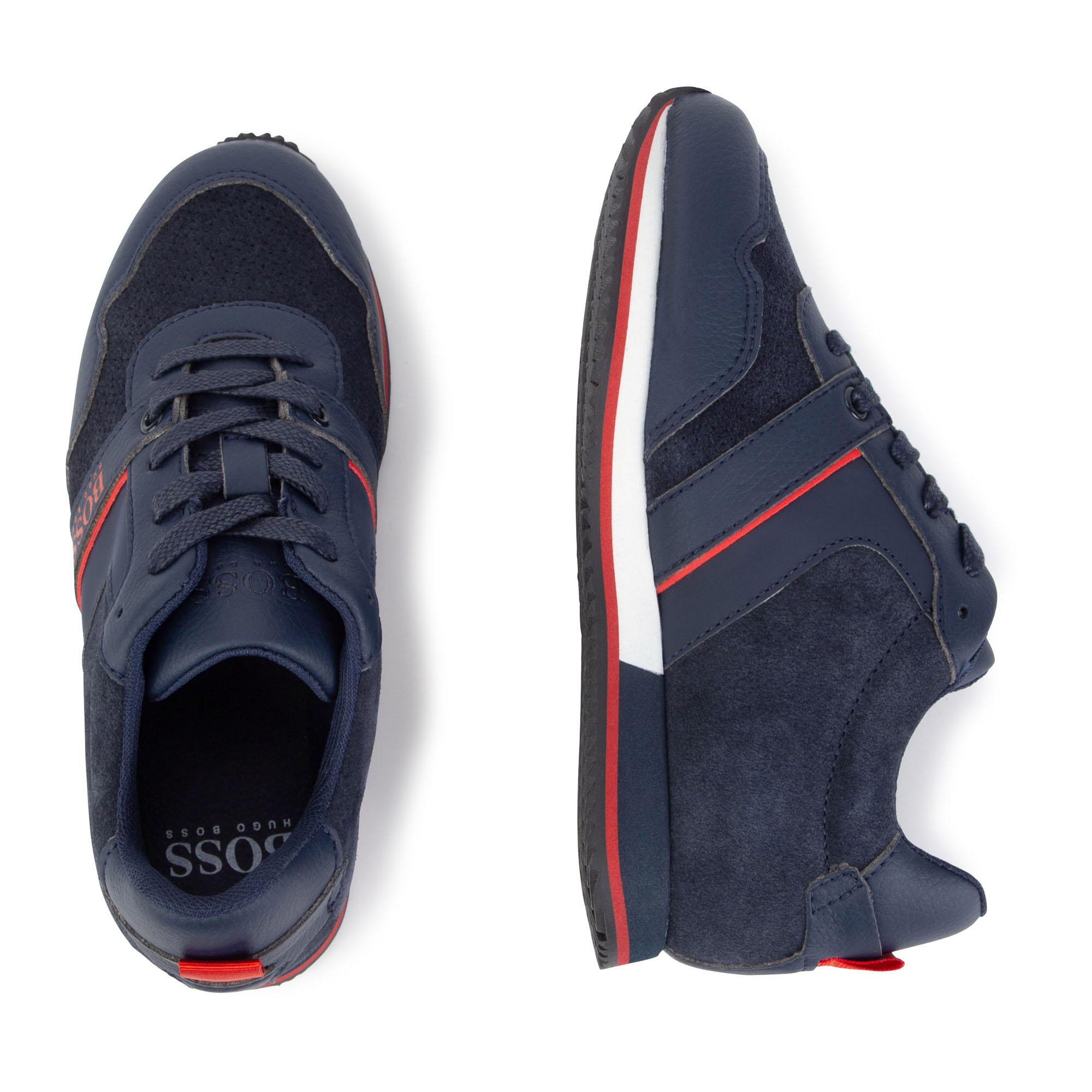 Lace-up low-top sneakers BOSS for BOY