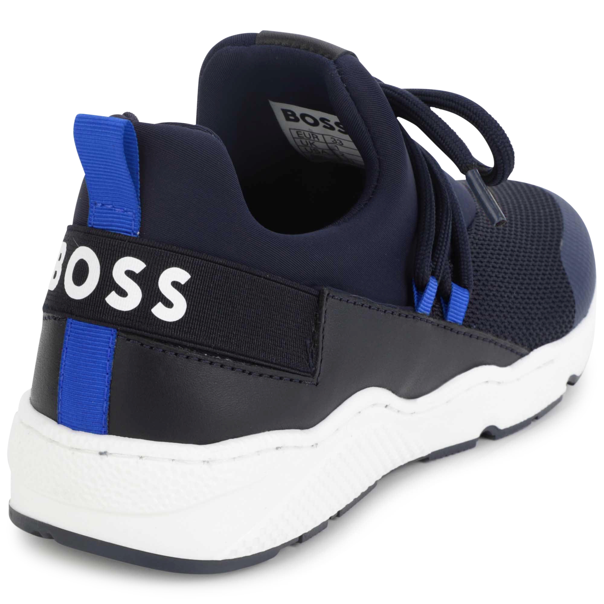 Dual Fabric Sneakers BOSS for BOY