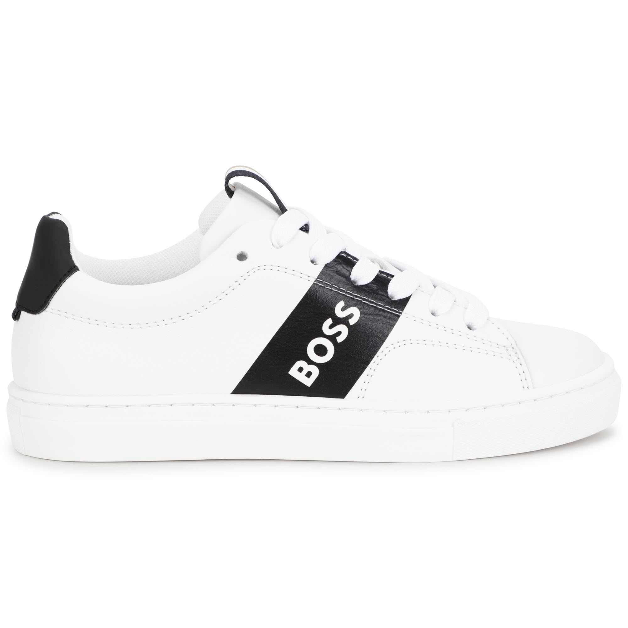 Leather Low Sneakers BOSS for BOY