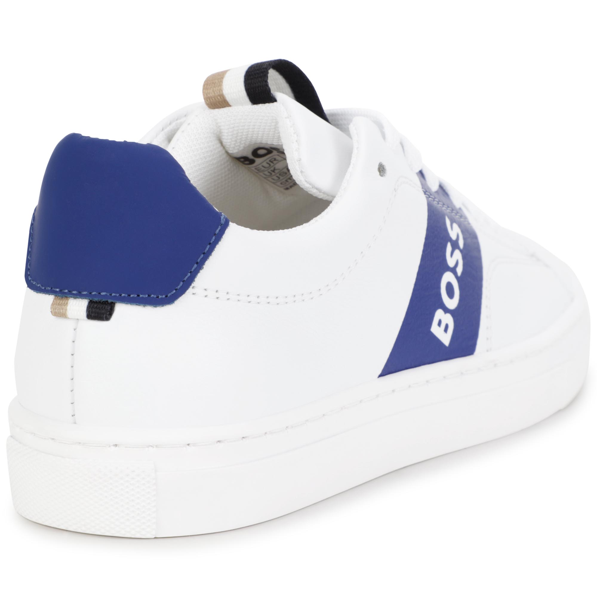 Leather Low Sneakers BOSS for BOY