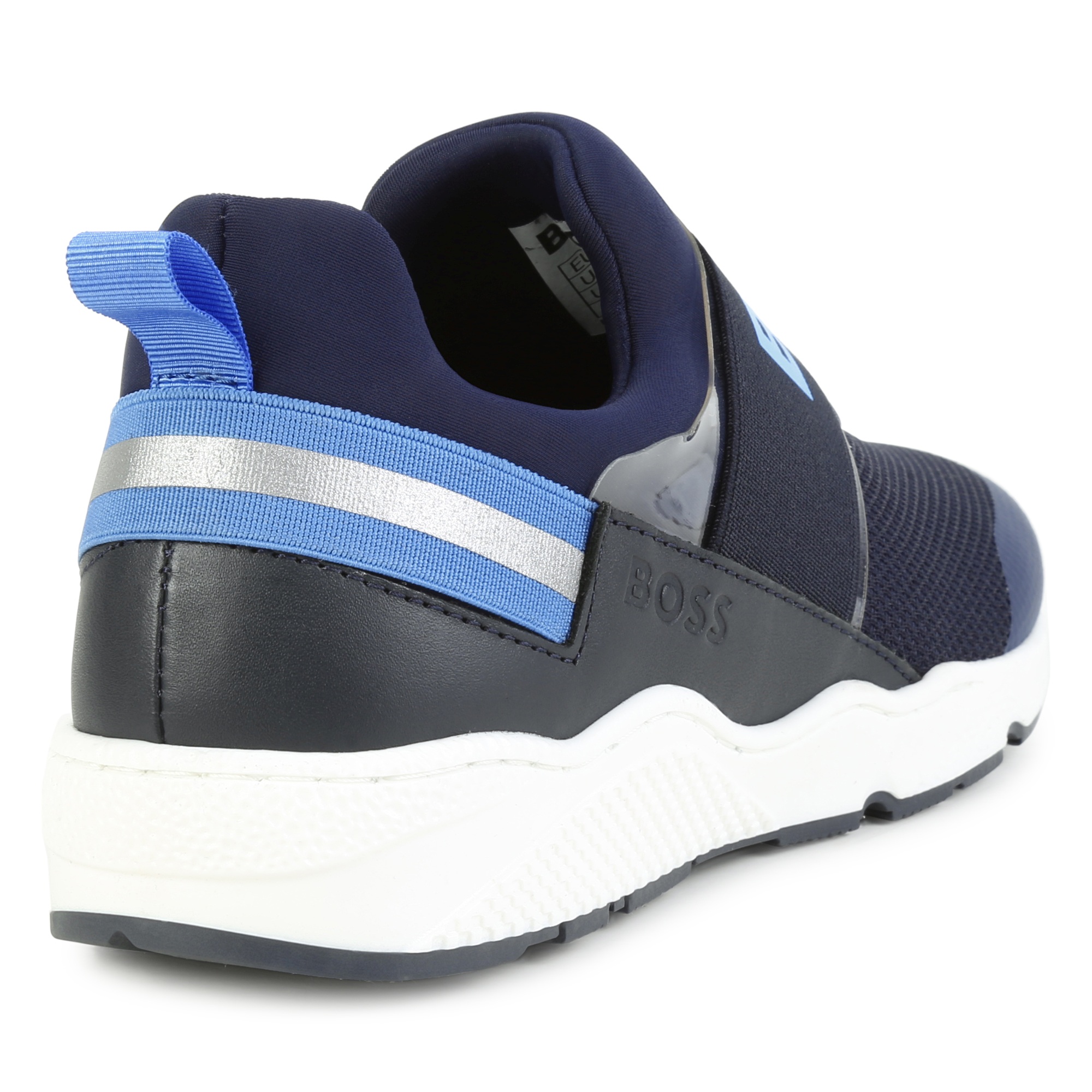 Sneakers in pelle con elastico BOSS Per RAGAZZO