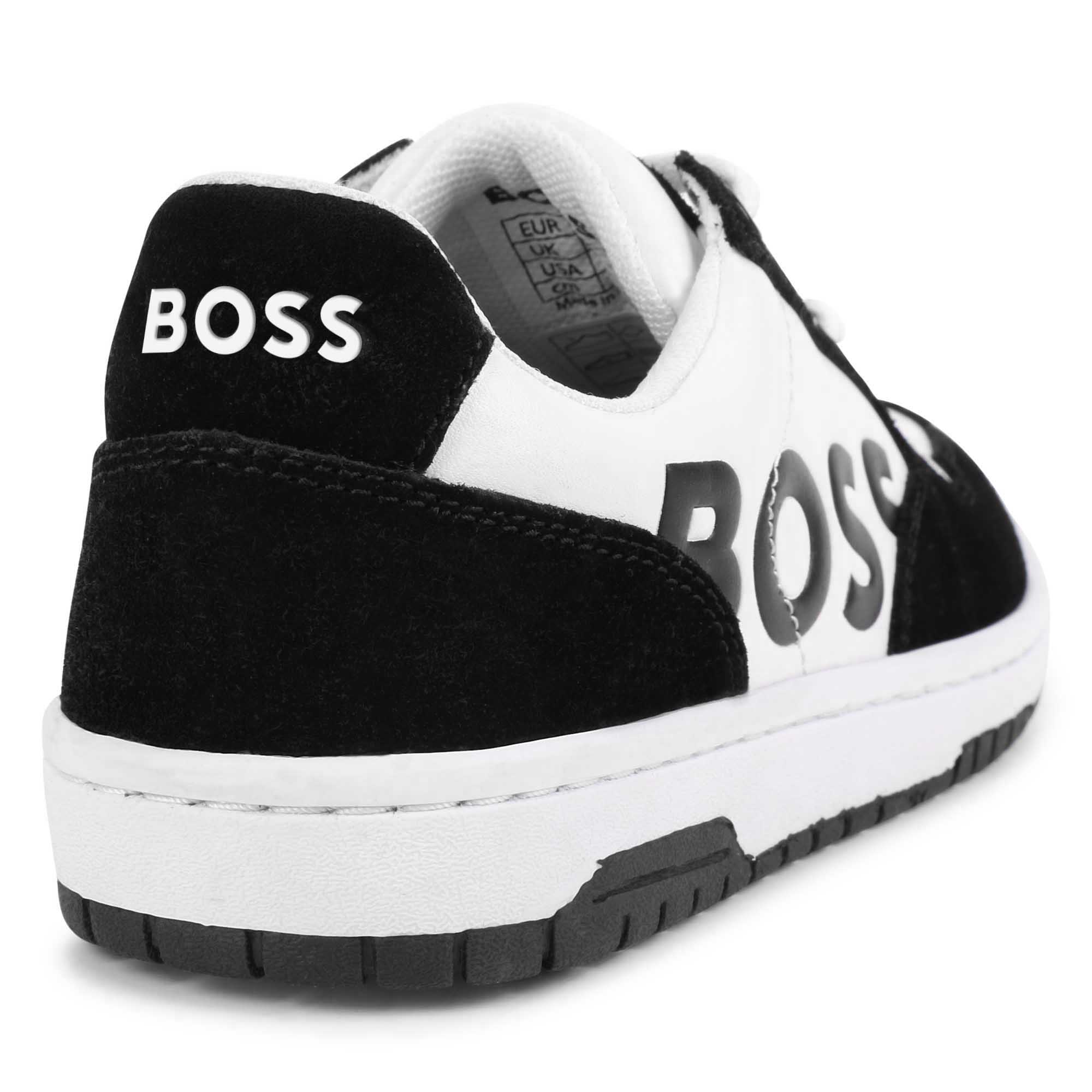 Lace-up logo trainers BOSS for BOY