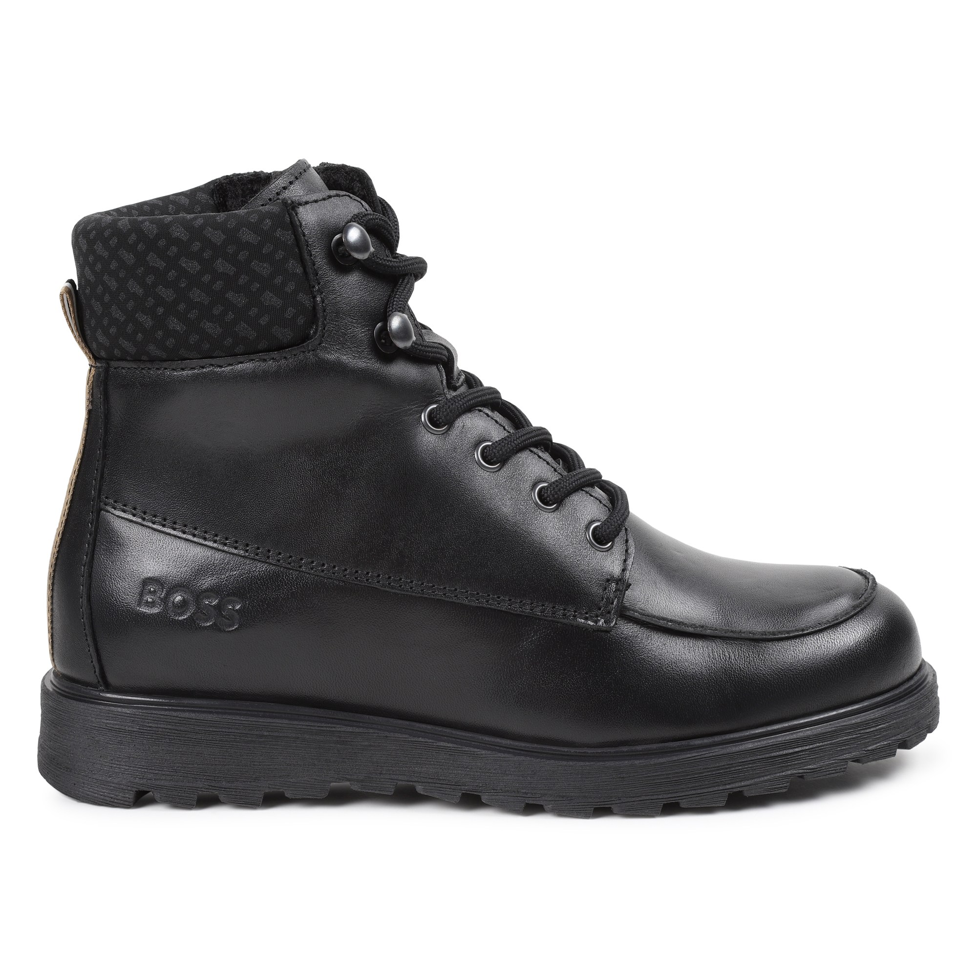 Leather ankle boots BOSS for BOY